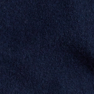 Kids' cashmere half-zip sweater NAVY