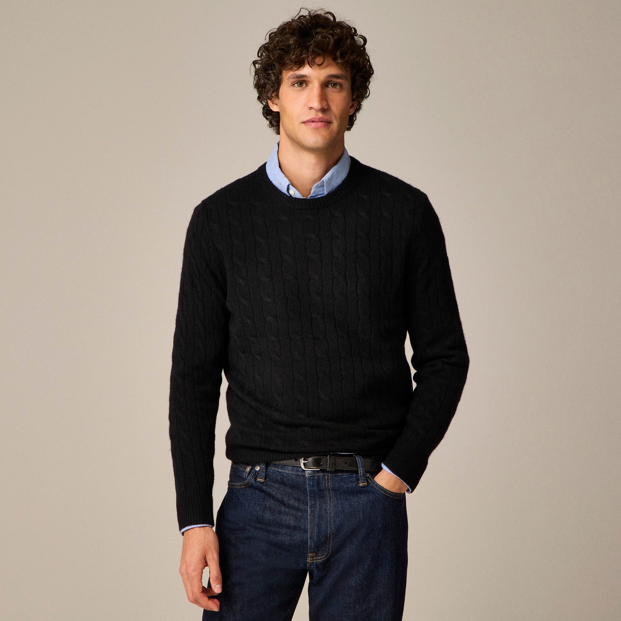 mens Cashmere cable-knit sweater