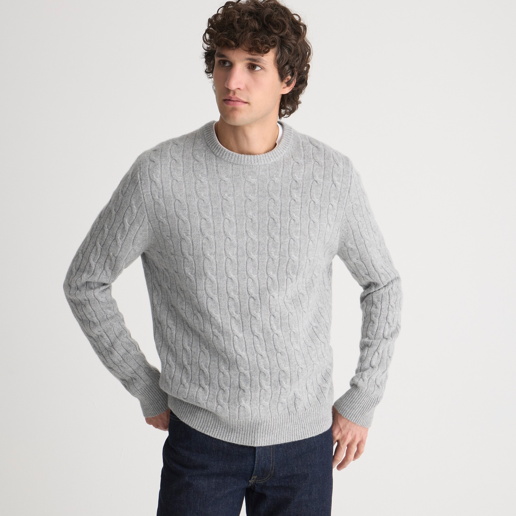 mens Cashmere cable-knit sweater