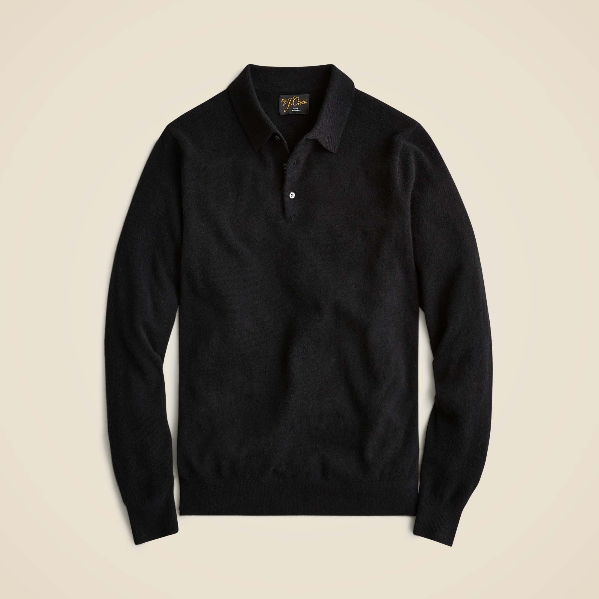 mens Cashmere collared sweater-polo