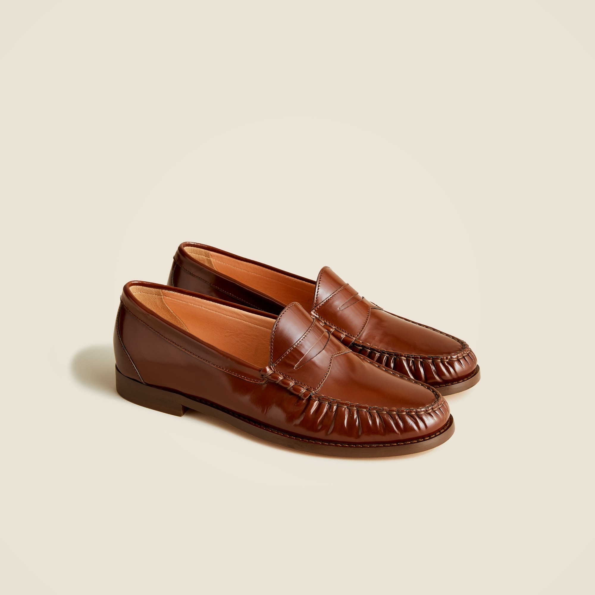 womens Winona penny loafers in spazzolato leather