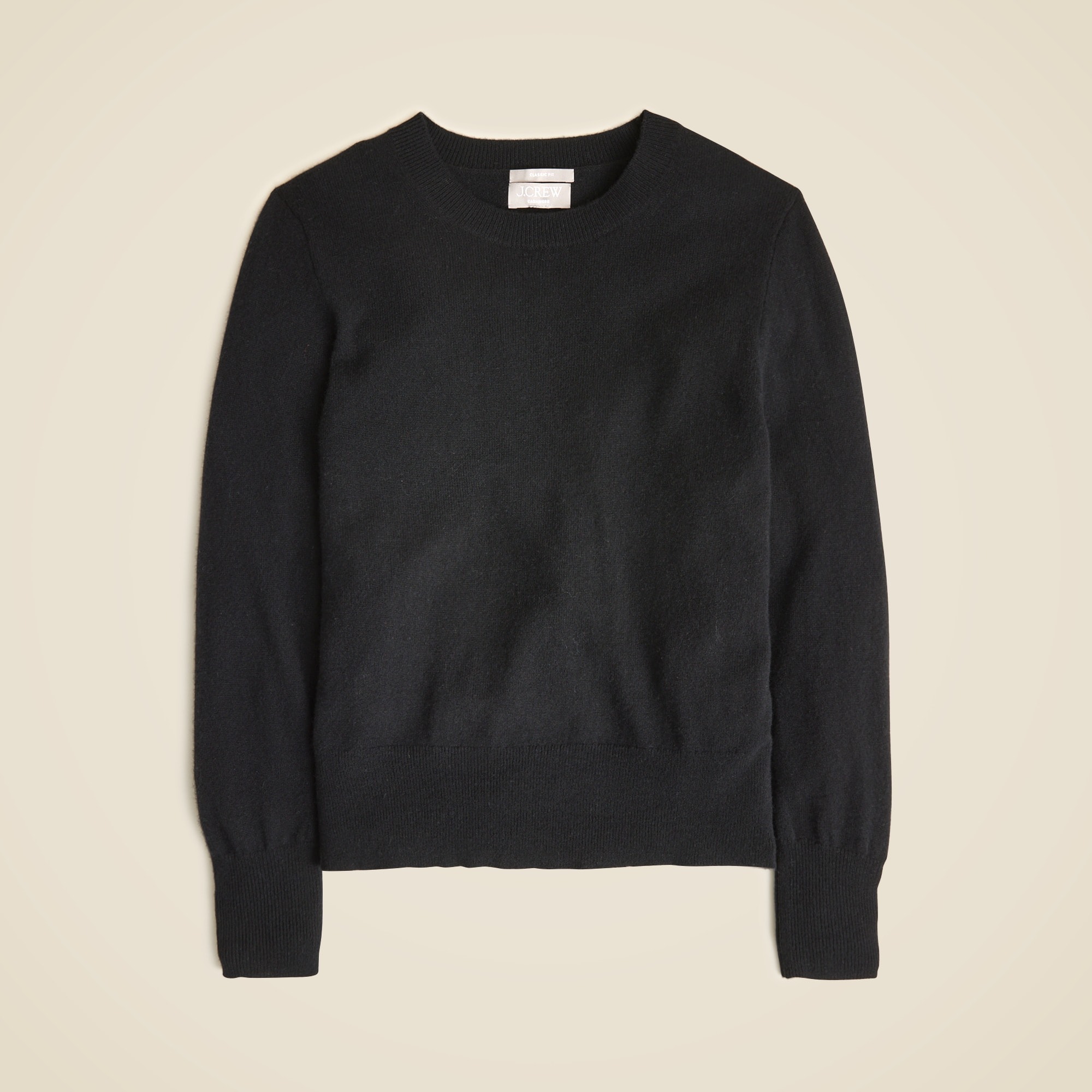 womens Cashmere classic-fit crewneck sweater