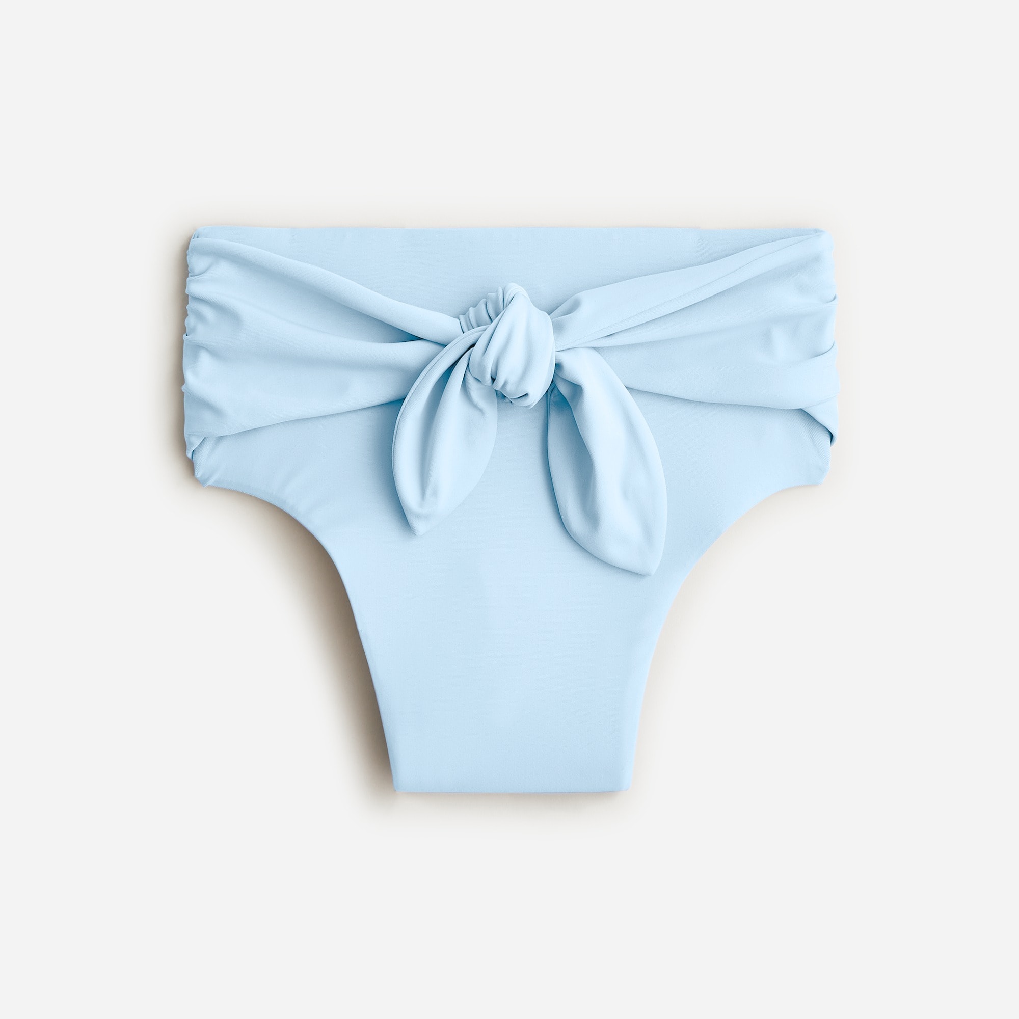  Tie high-rise bikini bottom