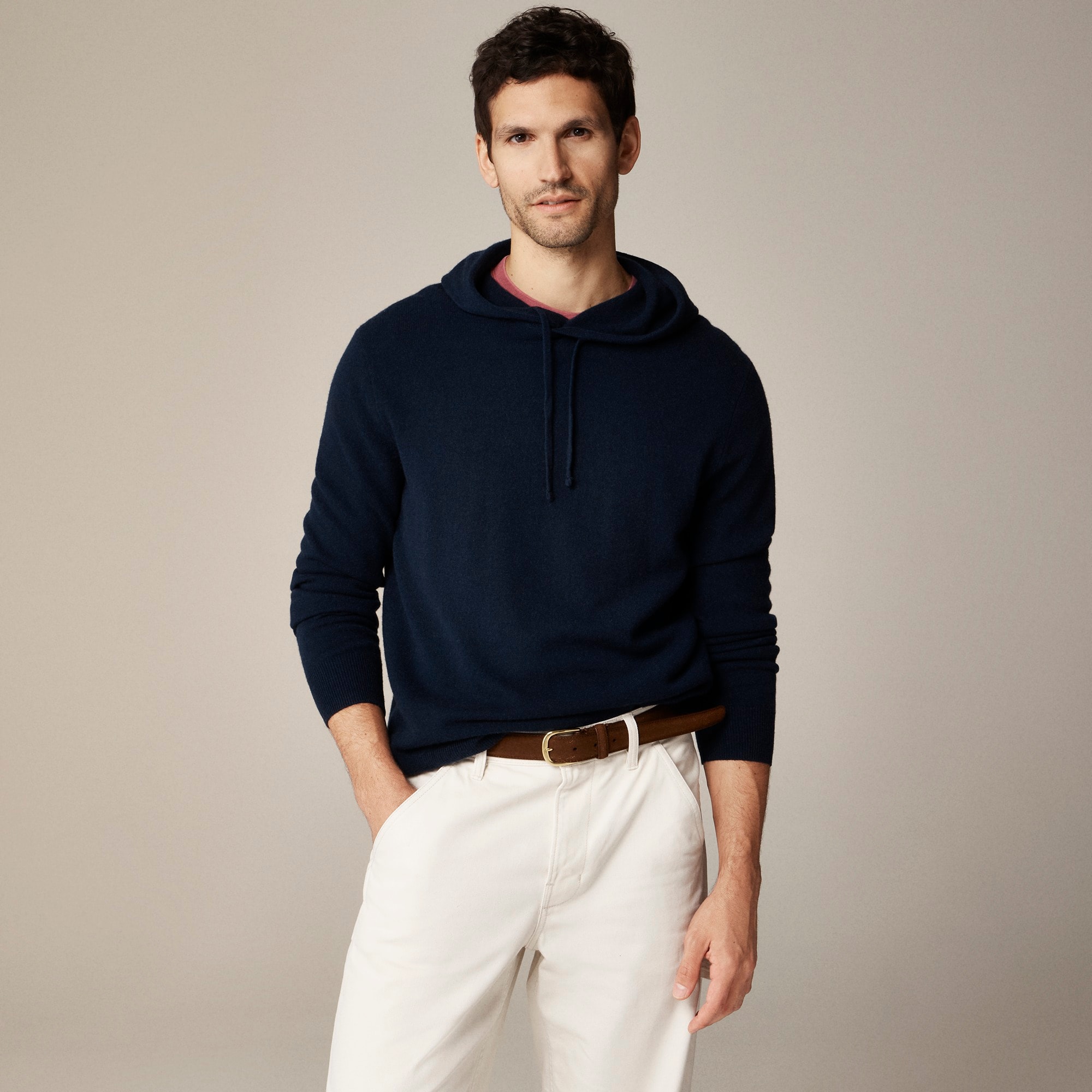 mens Cashmere hoodie