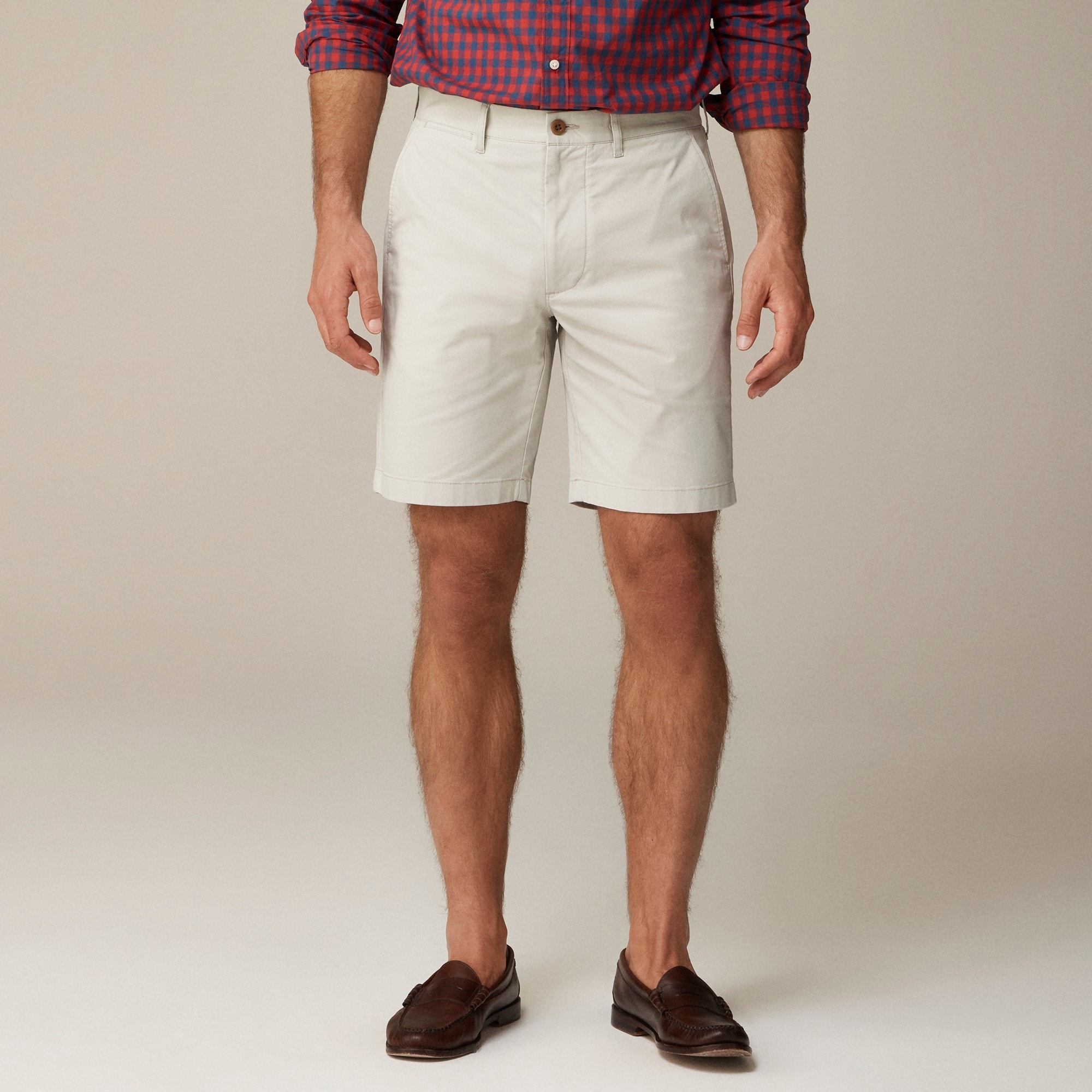 mens 9&quot; stretch chino short