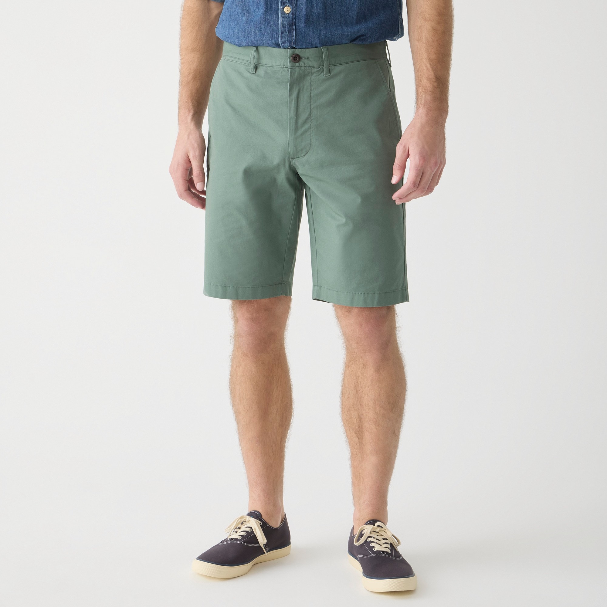 mens 10.5&quot; stretch chino short