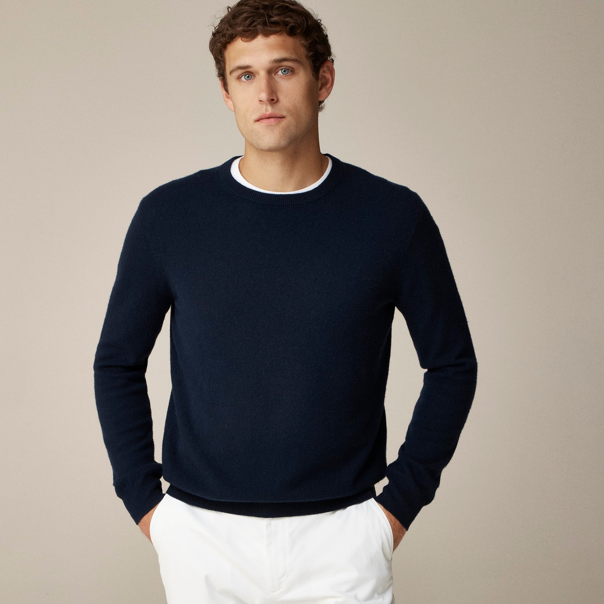 mens Cashmere crewneck sweater