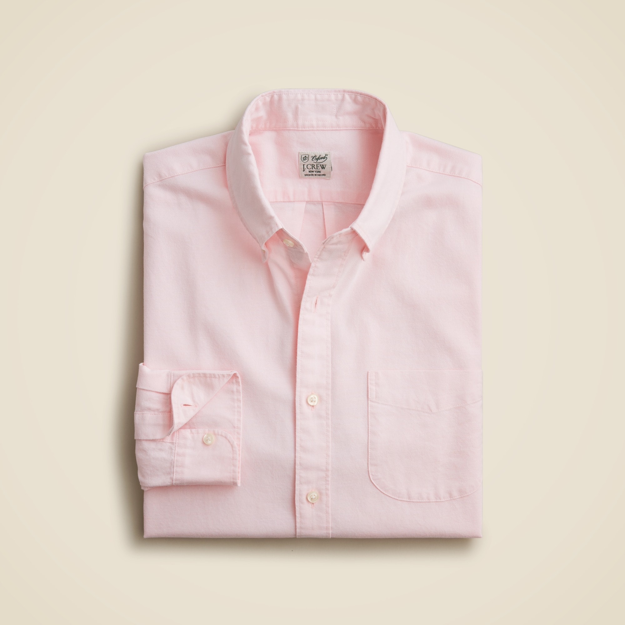  Broken-in organic cotton oxford shirt