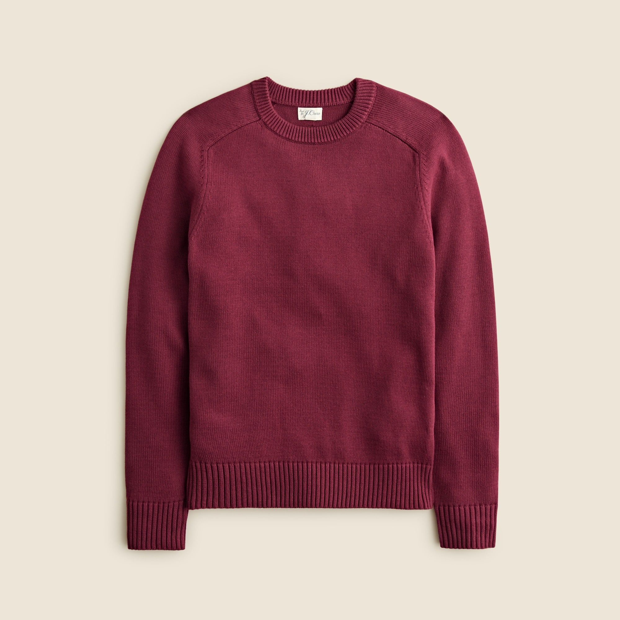 mens Heritage cotton crewneck sweater