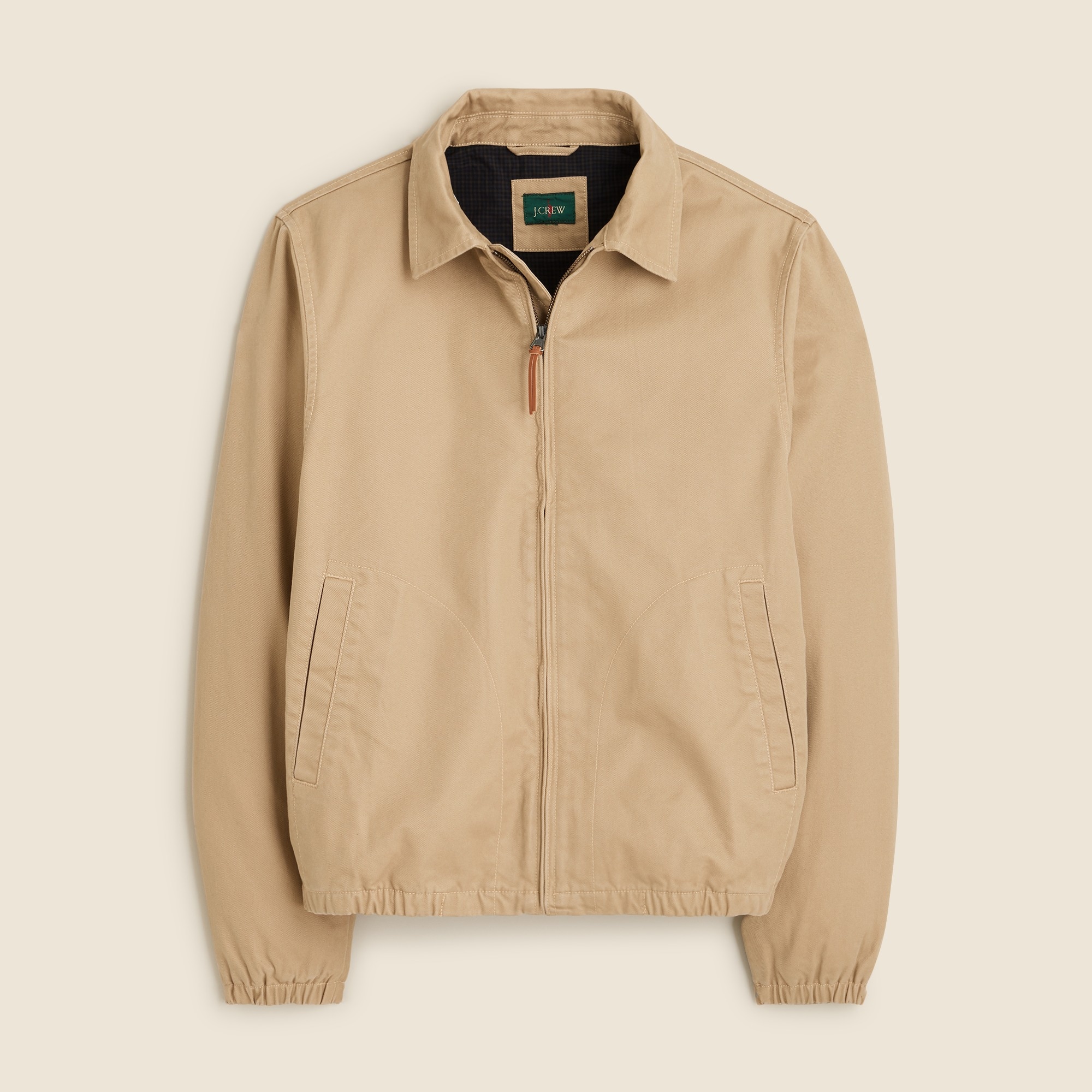  Harrington jacket in cotton twill