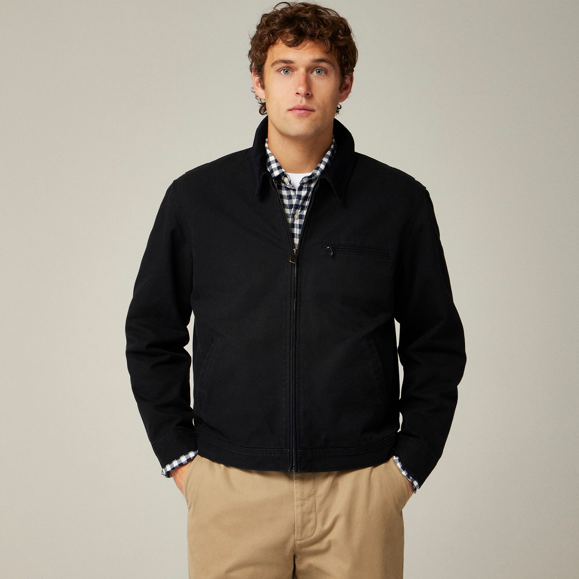 mens Wallace &amp; Barnes canvas work jacket