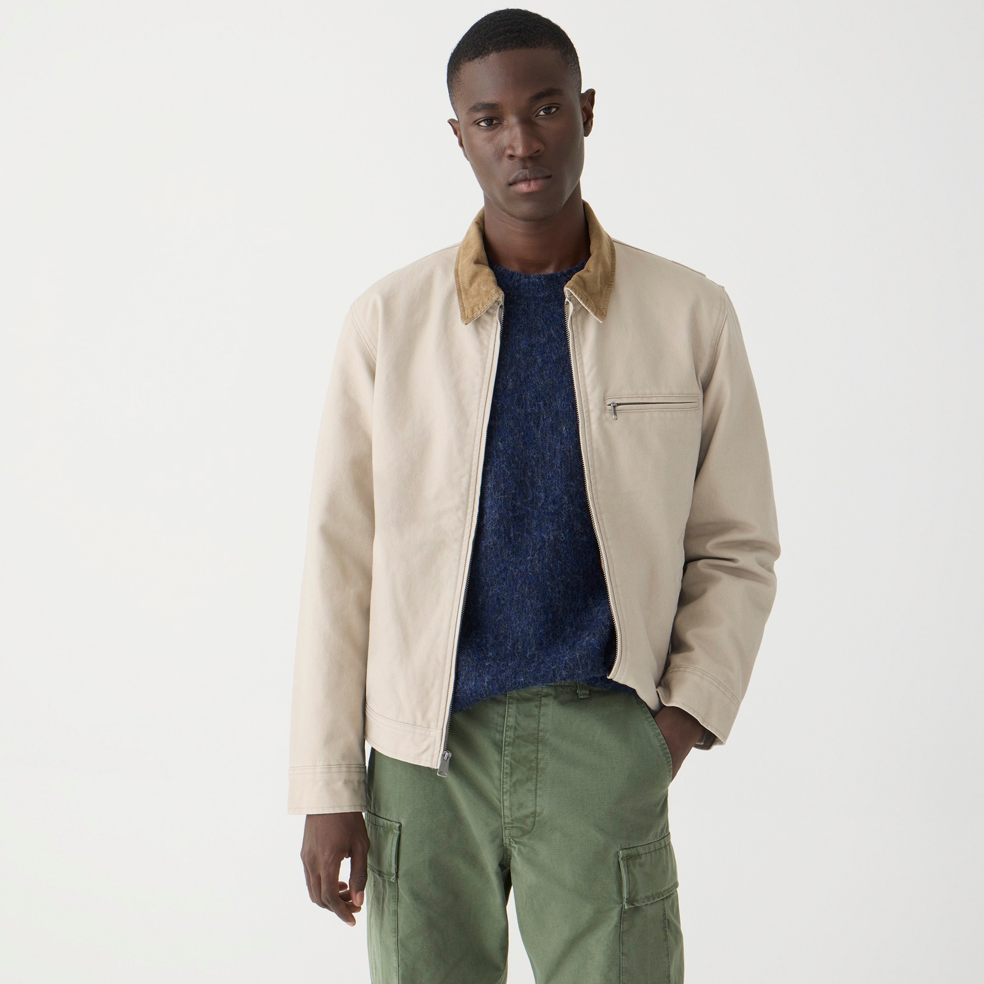 mens Wallace &amp; Barnes canvas work jacket