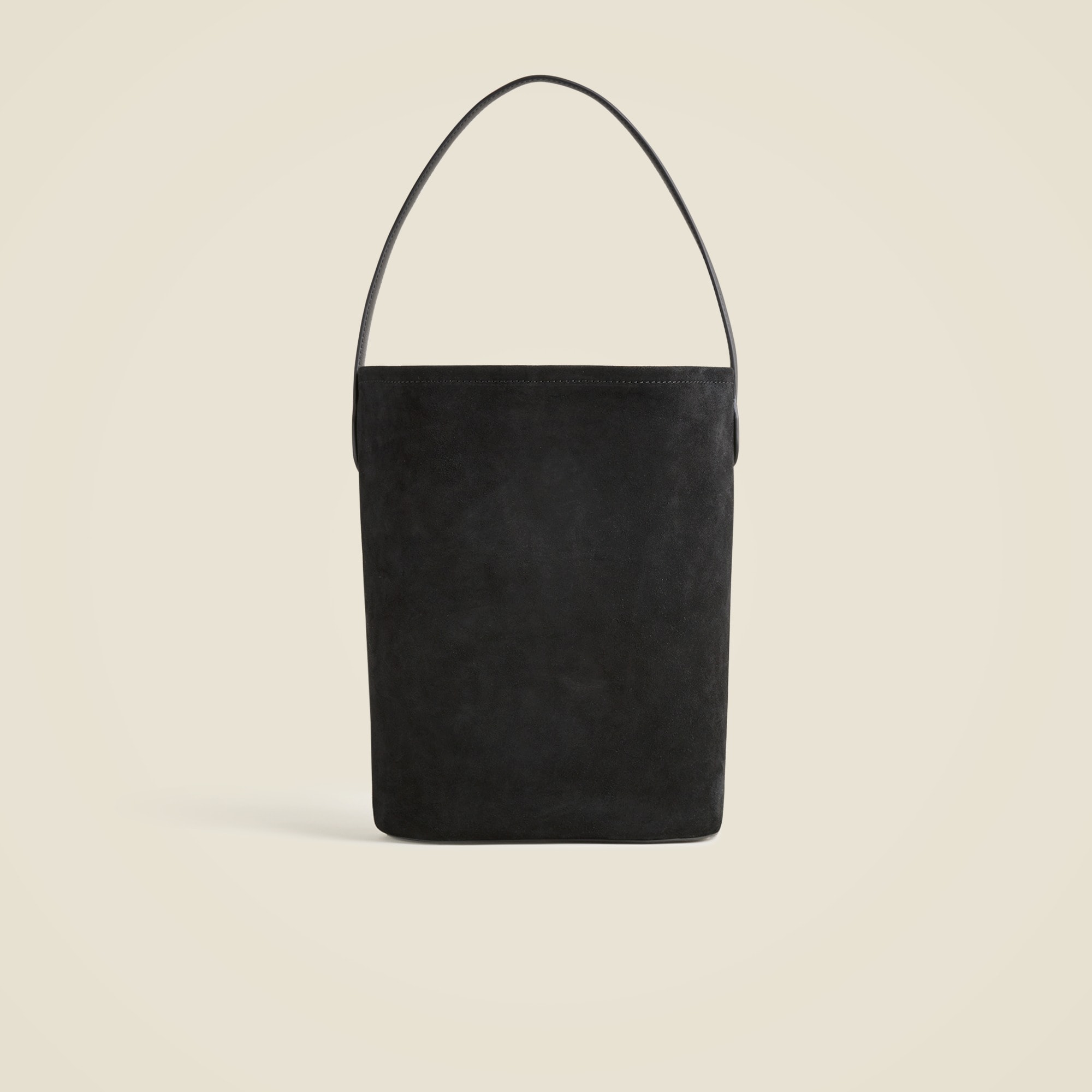 womens Berkeley bucket bag in leather and suede