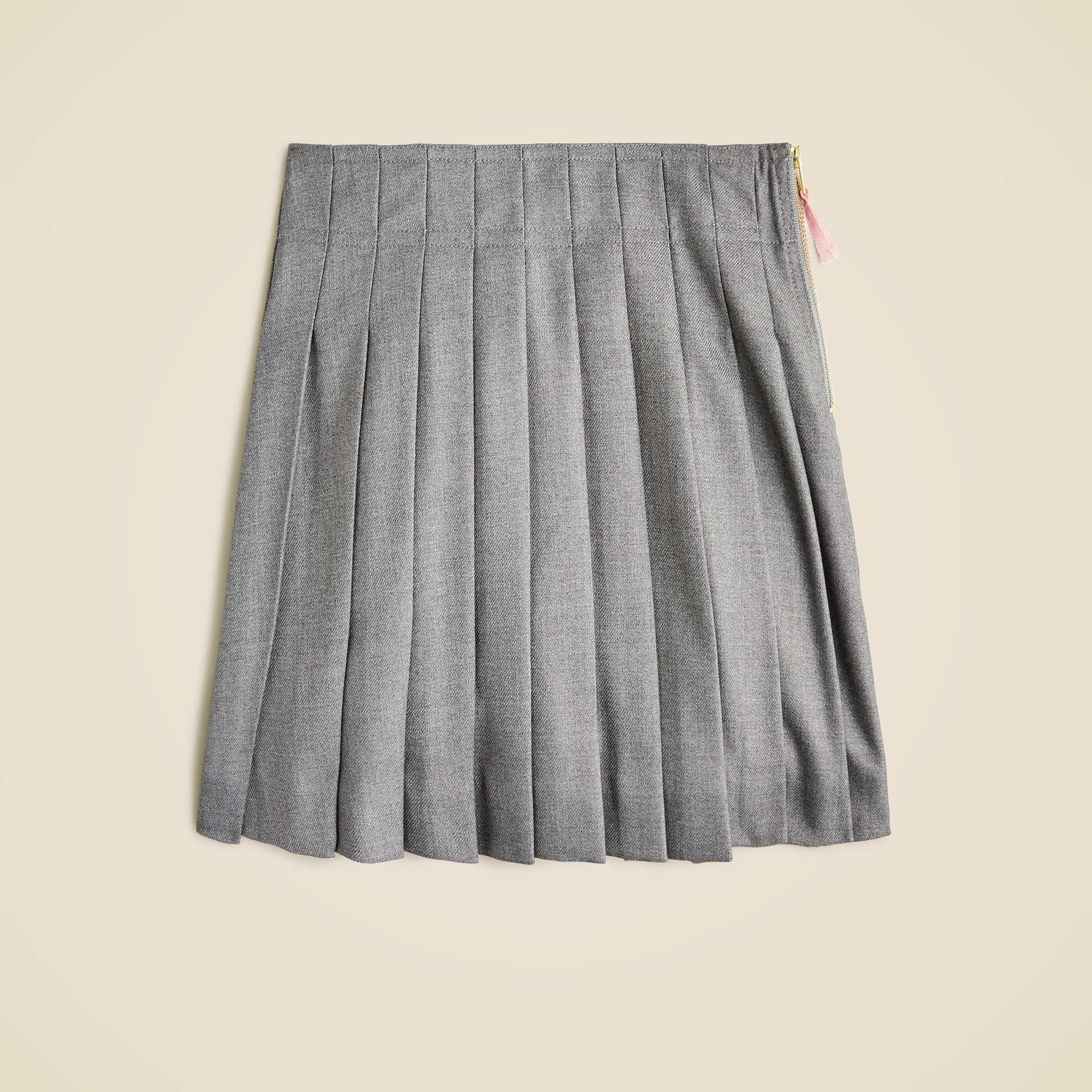  Girls&apos; pleated skirt in twill