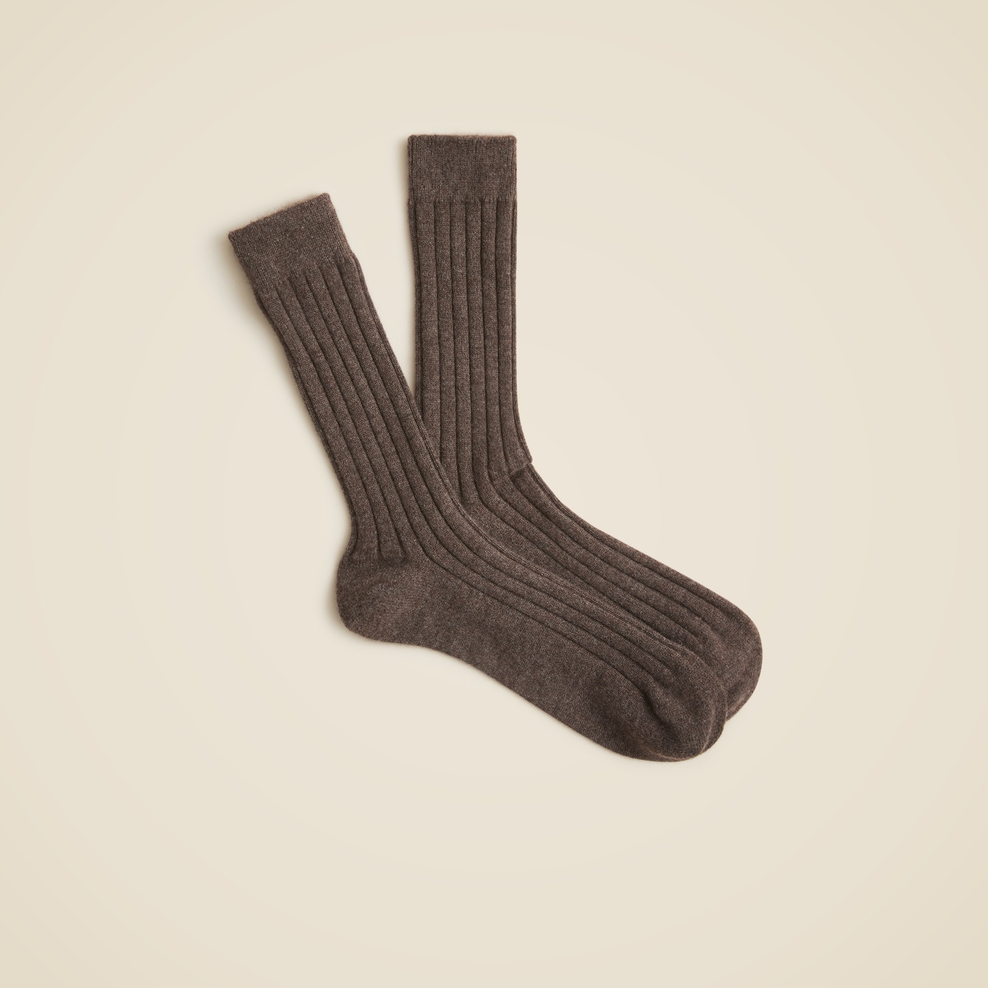  Ribbed cashmere-blend socks