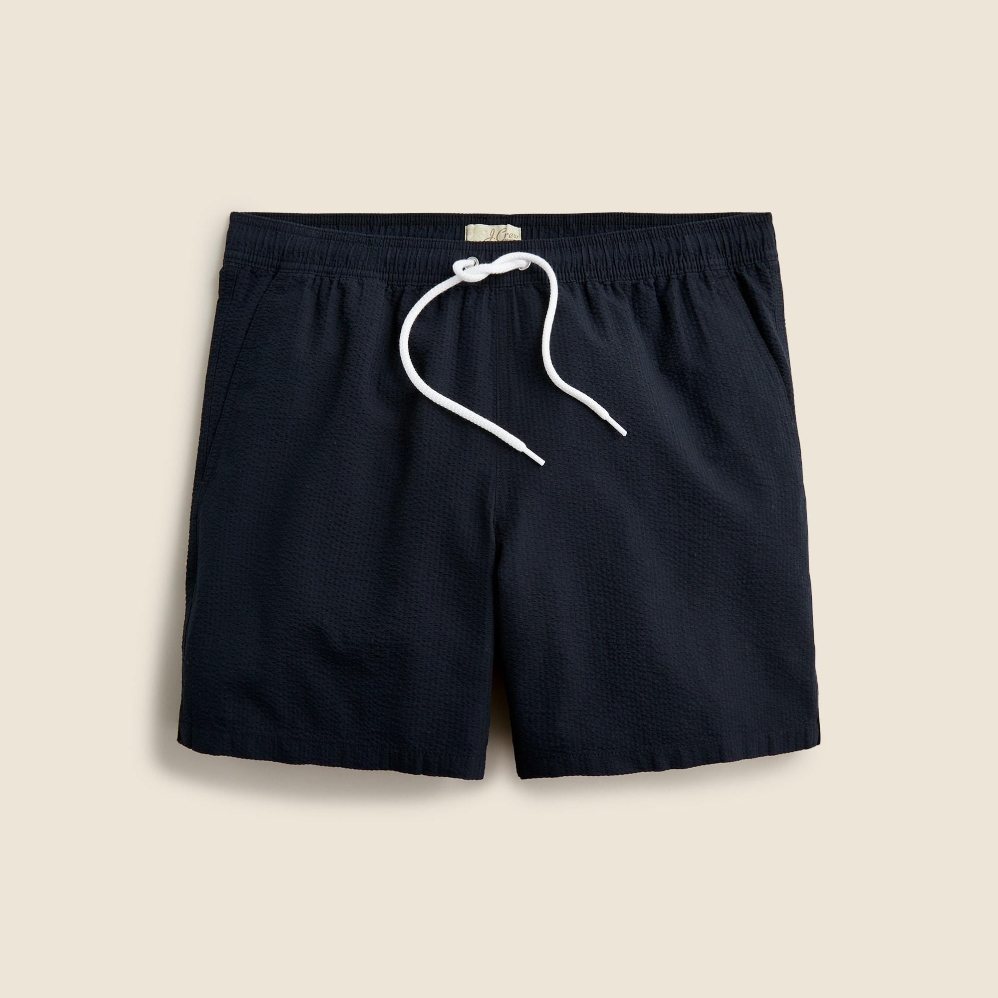  6&apos;&apos; stretch swim trunk in seersucker