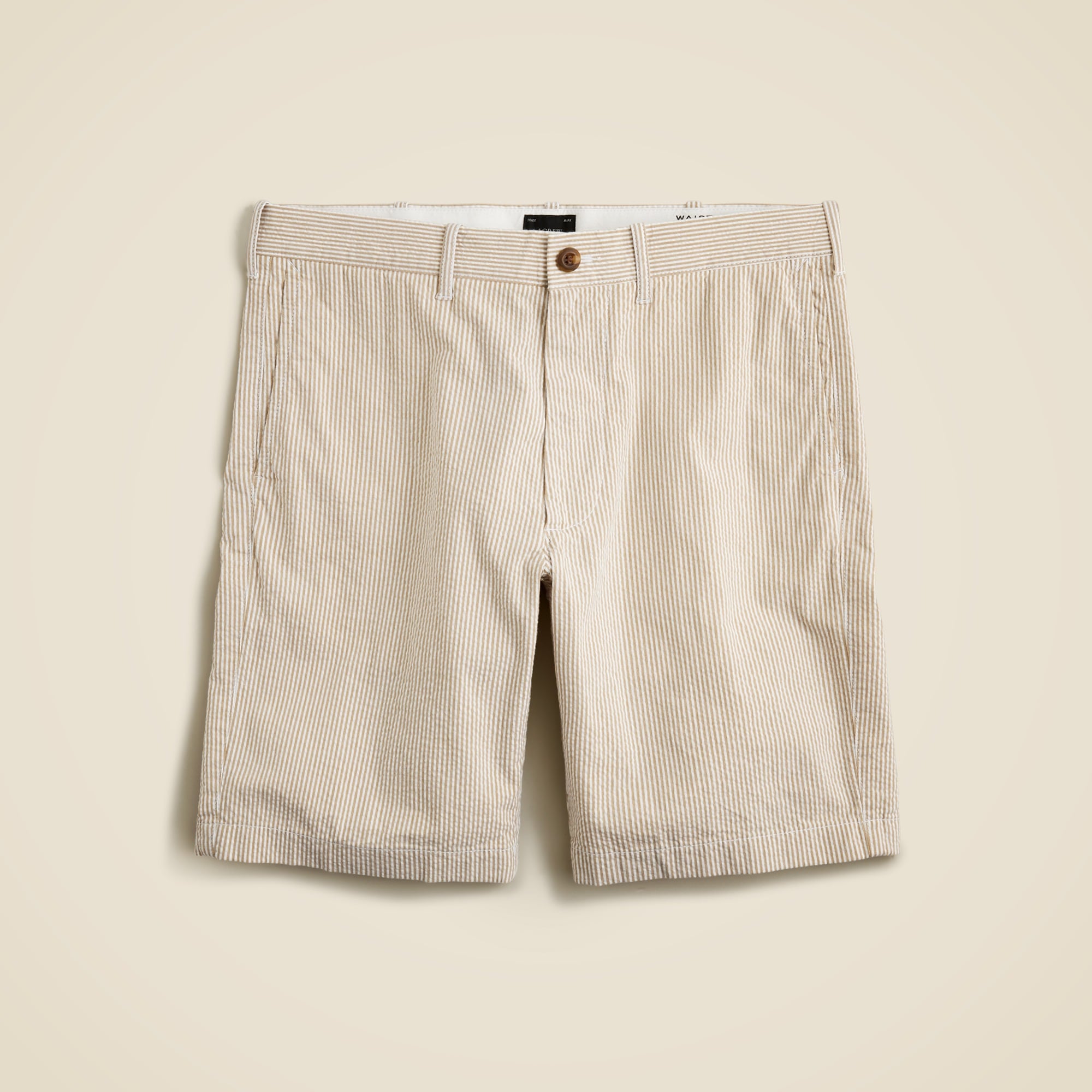 mens 9&quot; stretch seersucker short