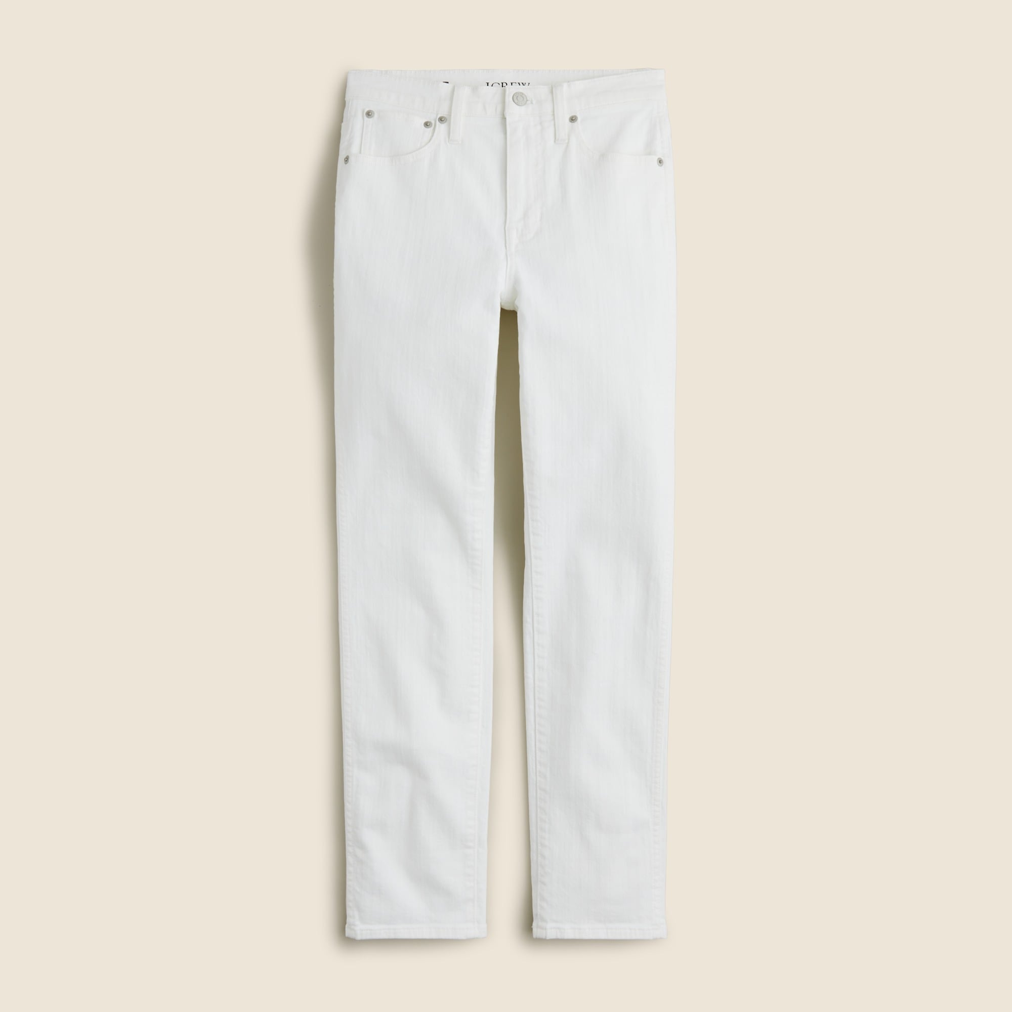  10&quot; vintage slim-straight jean in white wash