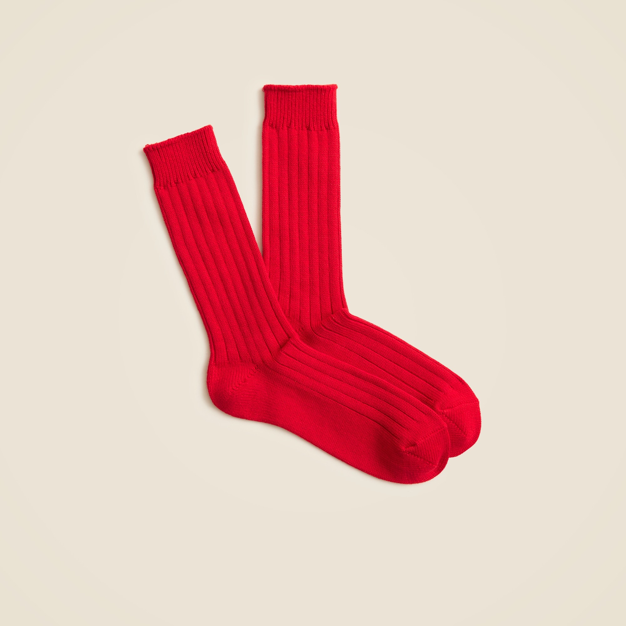  Ribbed cotton-blend socks