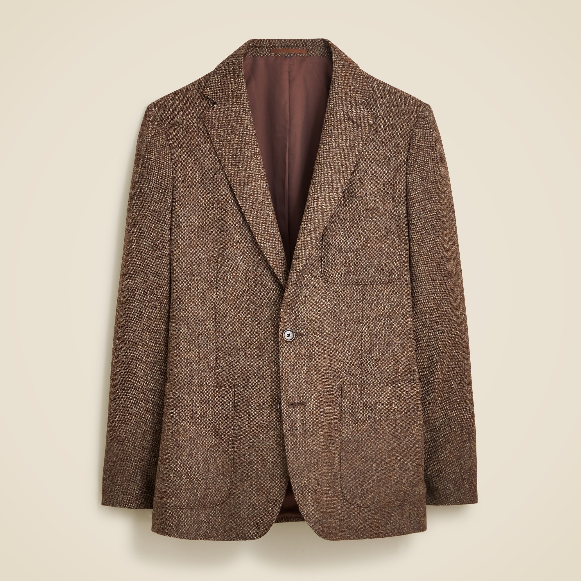  Ludlow Slim-fit suit jacket in English wool tweed