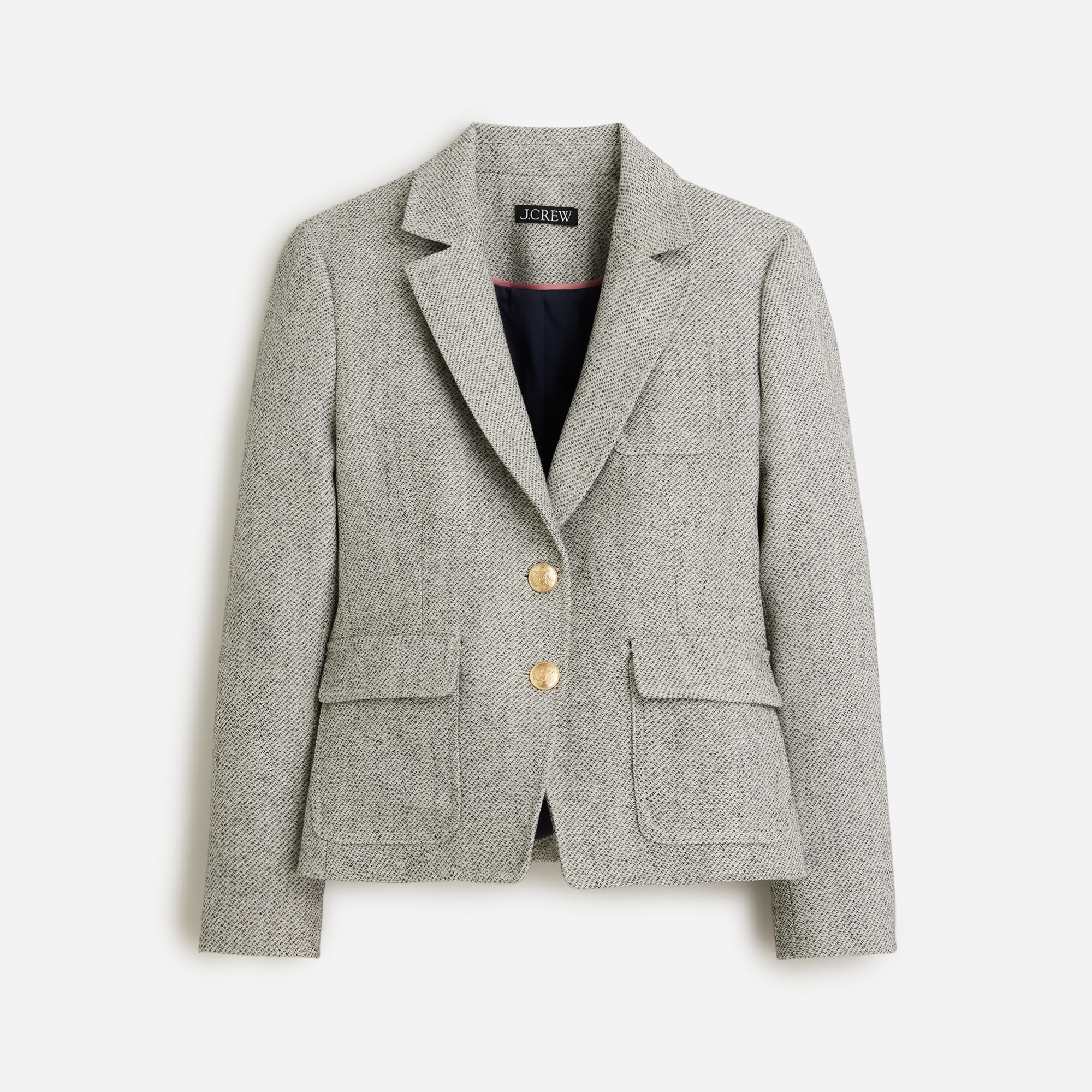  Shrunken-fit wool blazer