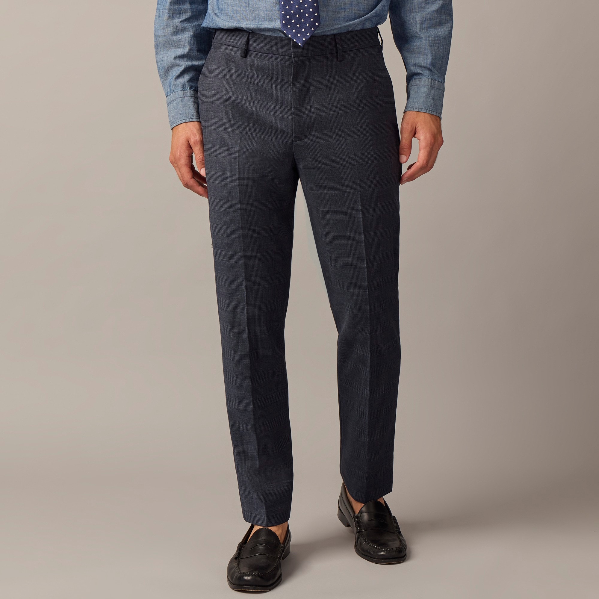 mens Bowery dress pant in stretch wool blend