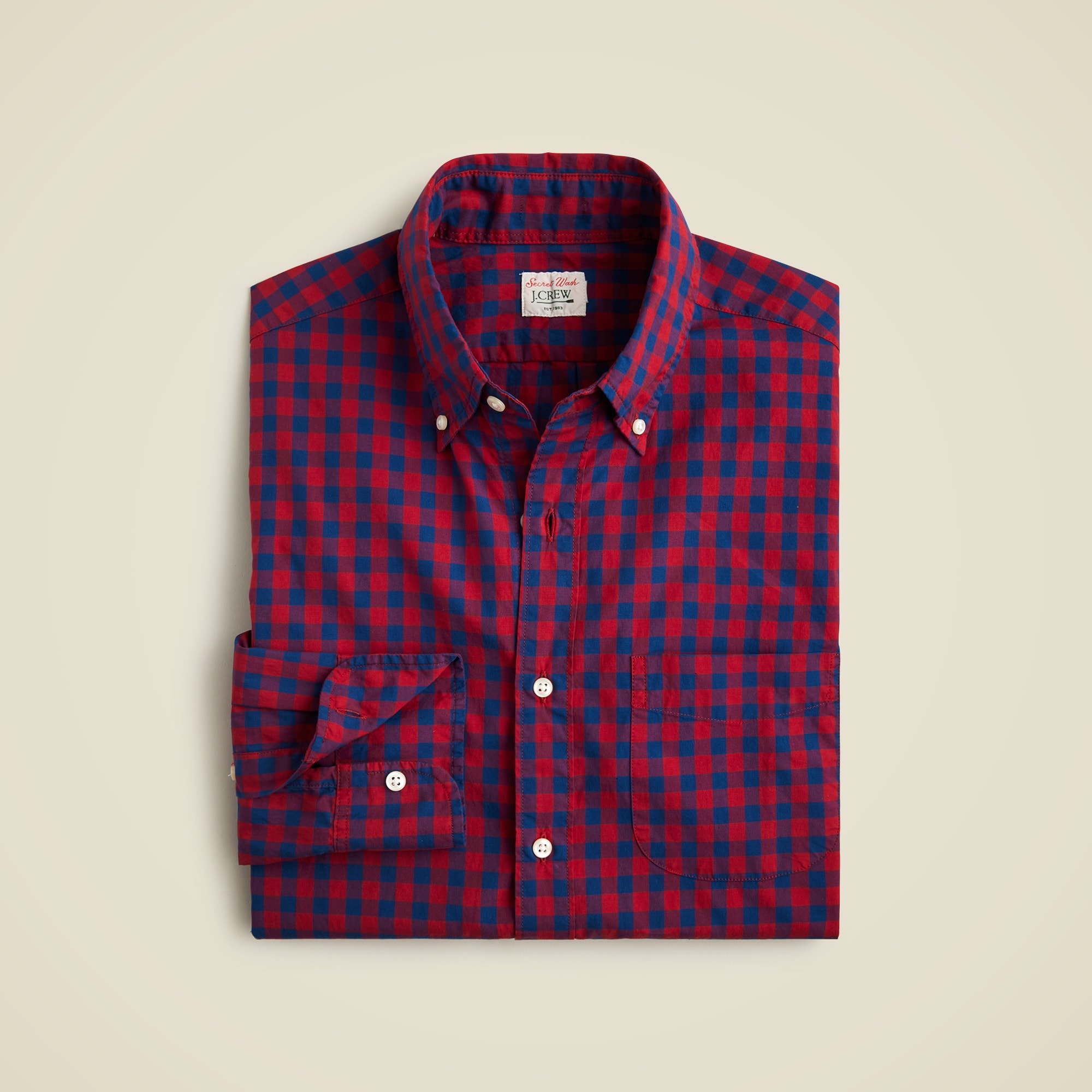  Secret Wash cotton poplin shirt