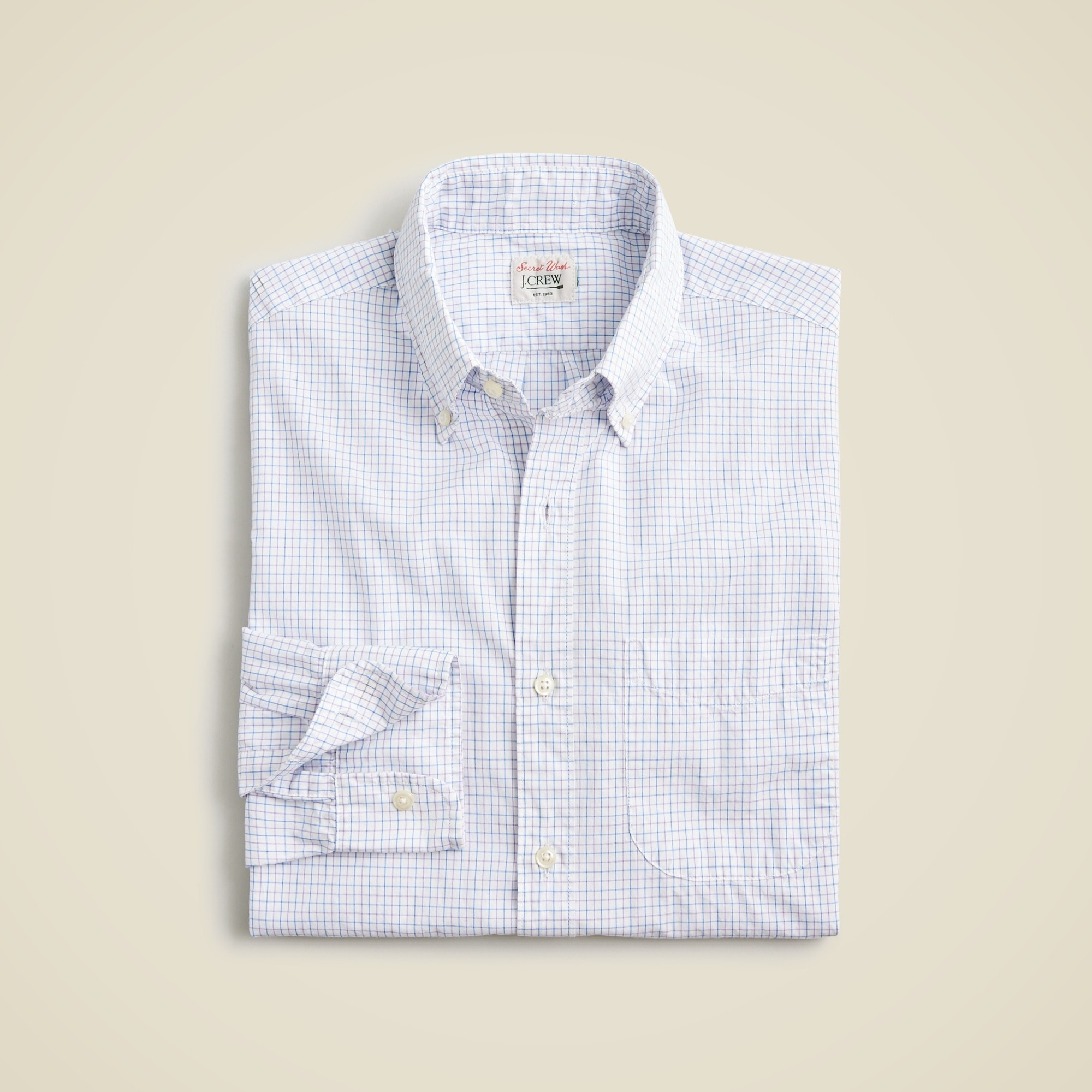  Secret Wash cotton poplin shirt