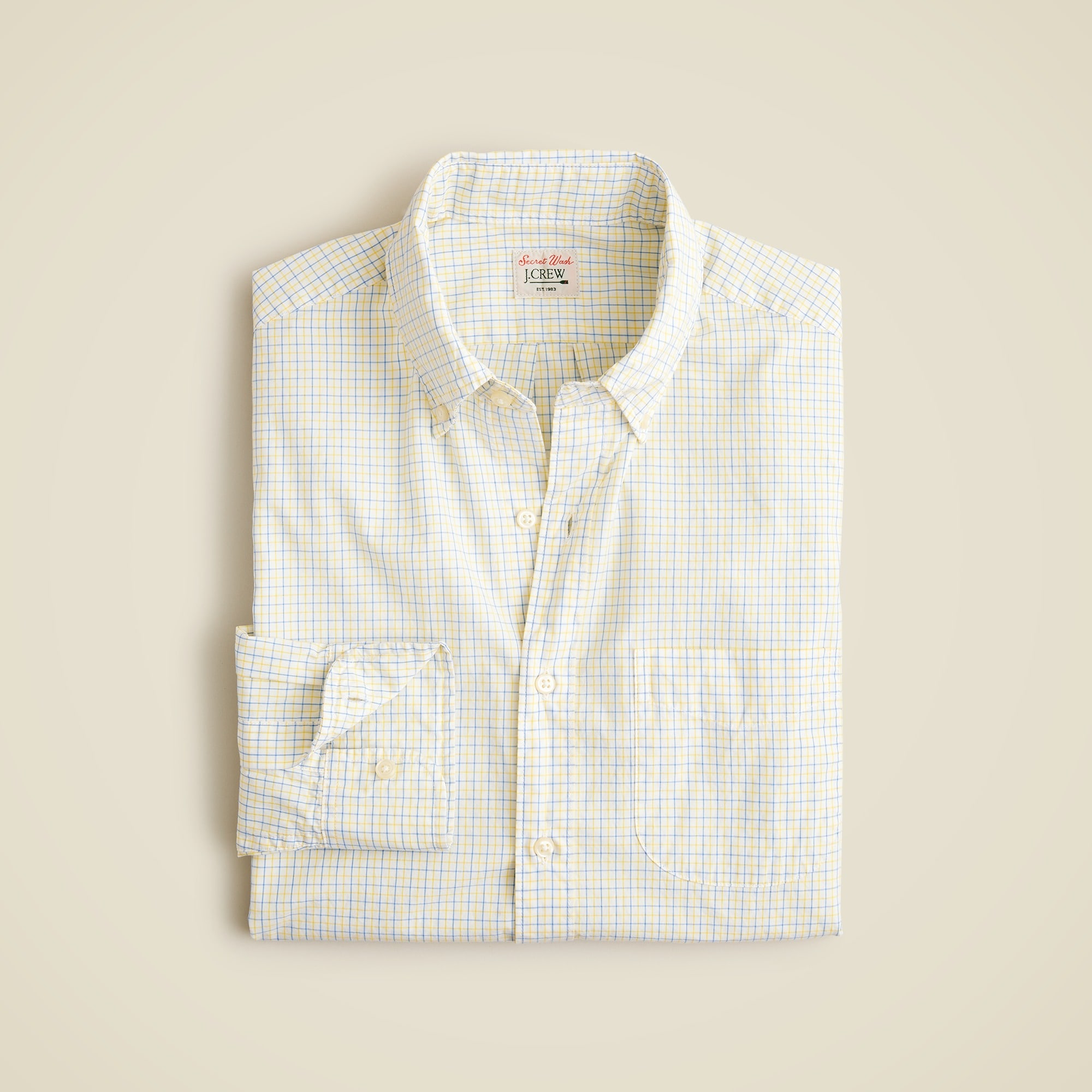  Secret Wash cotton poplin shirt