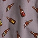 Printed boxers BEER PARTY GREY BROWN