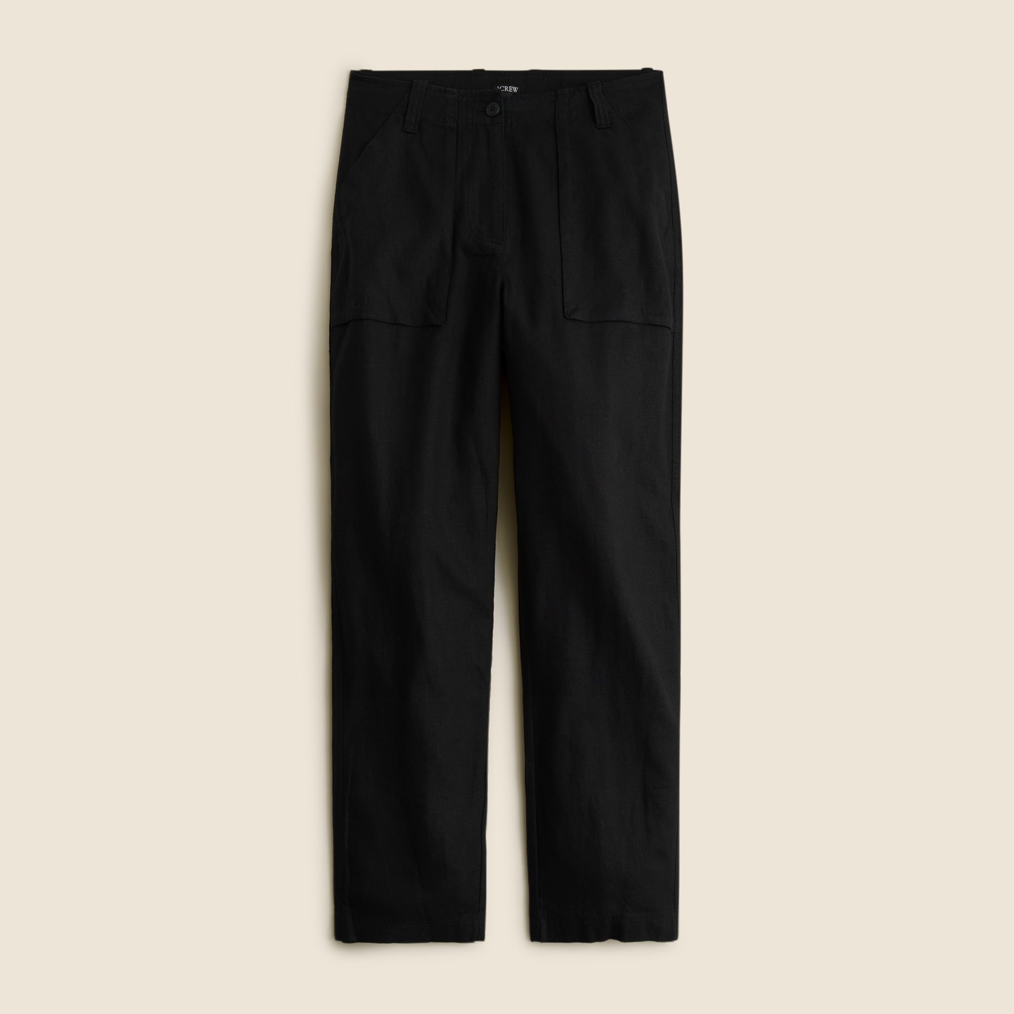  Petite  seaside cargo pant in linen-TENCEL&trade; blend