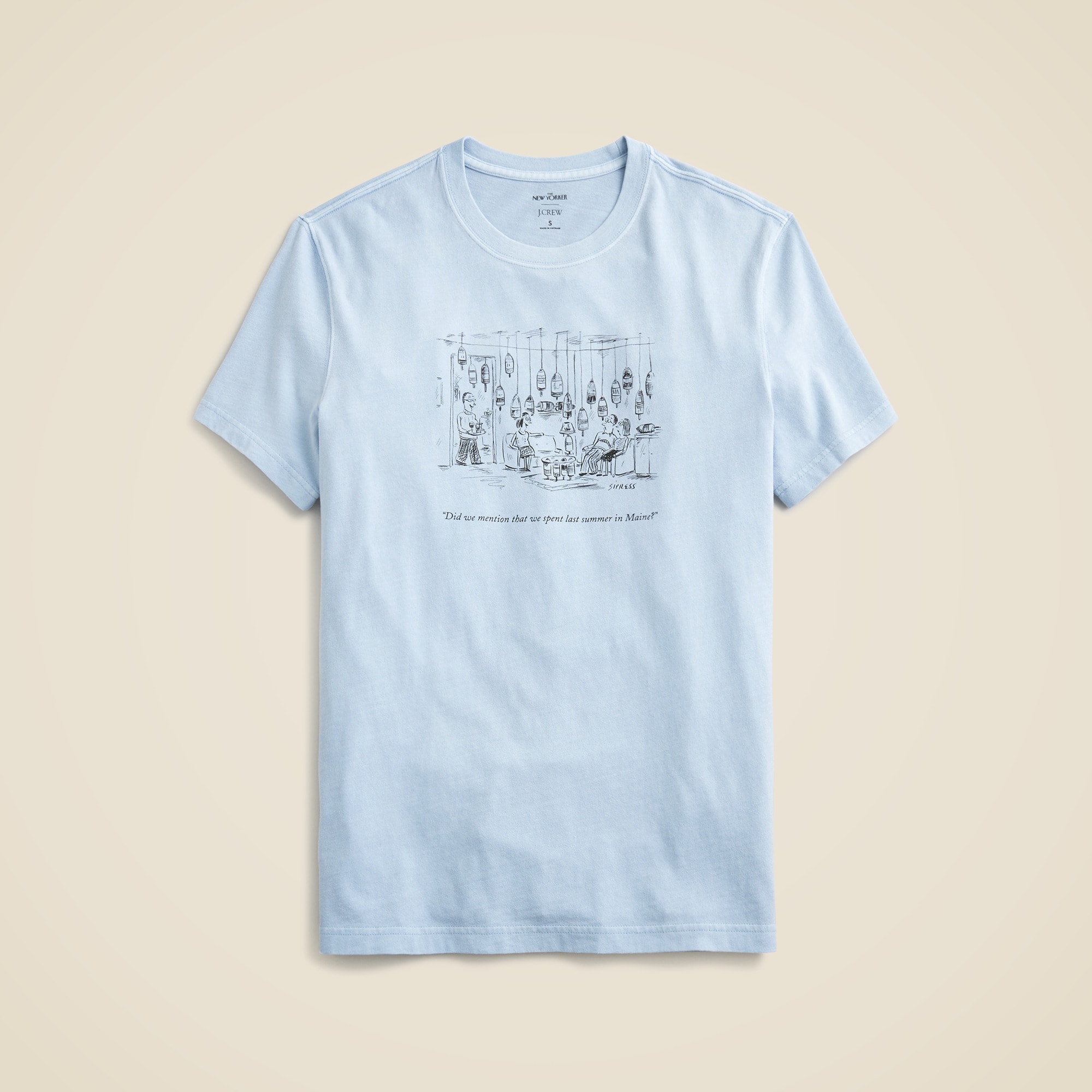  The New Yorker X J.Crew vintage-wash cotton graphic T-shirt