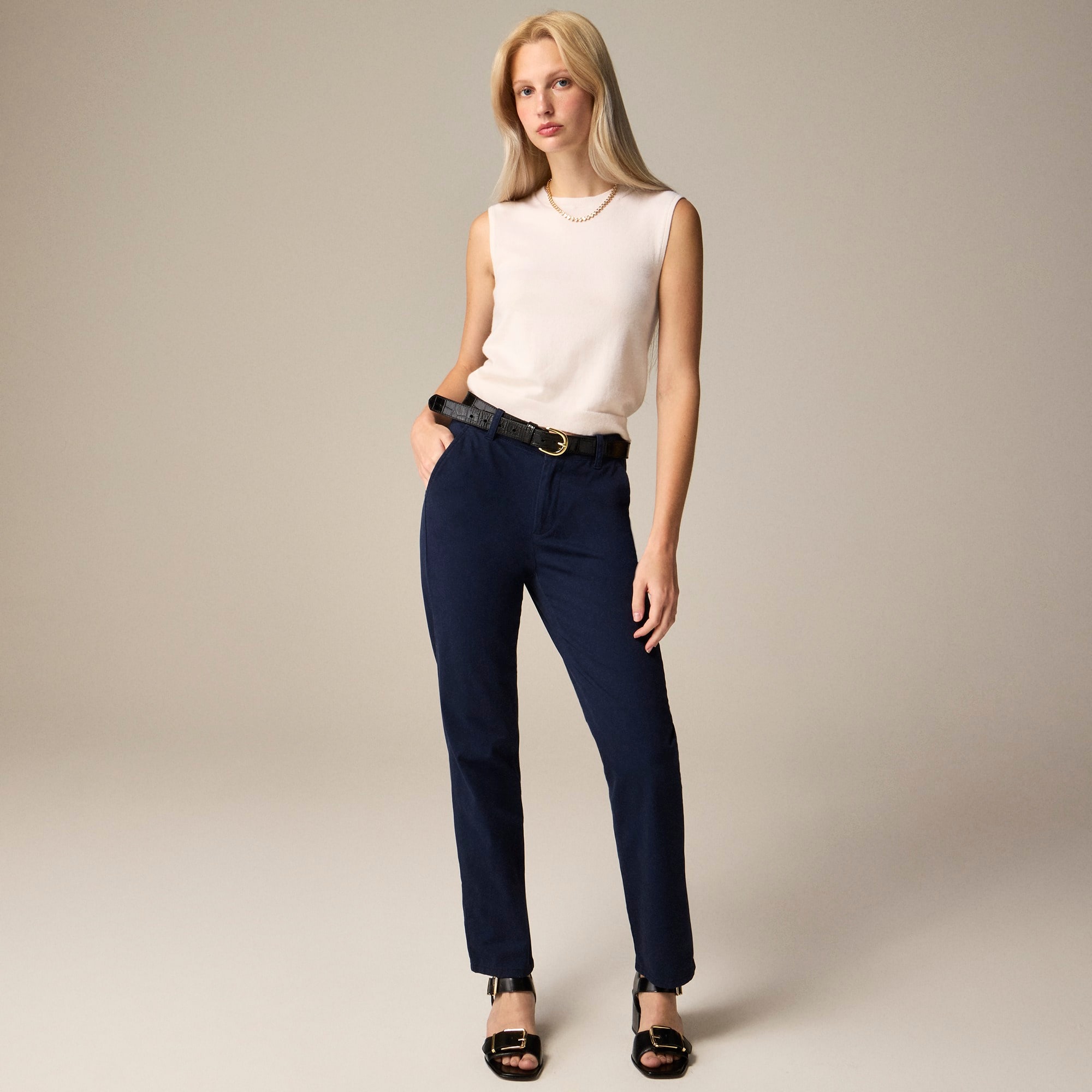 womens Tall Kate straight-leg pant in chino