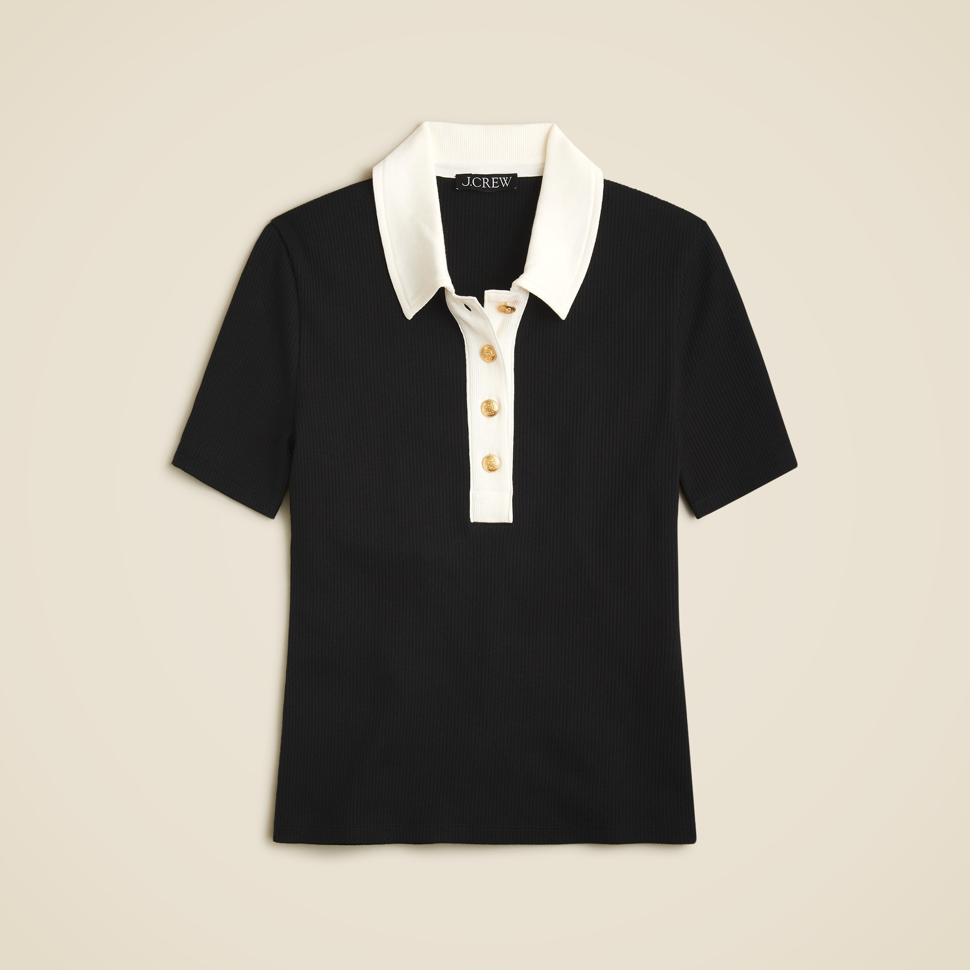  Vintage rib polo T-shirt