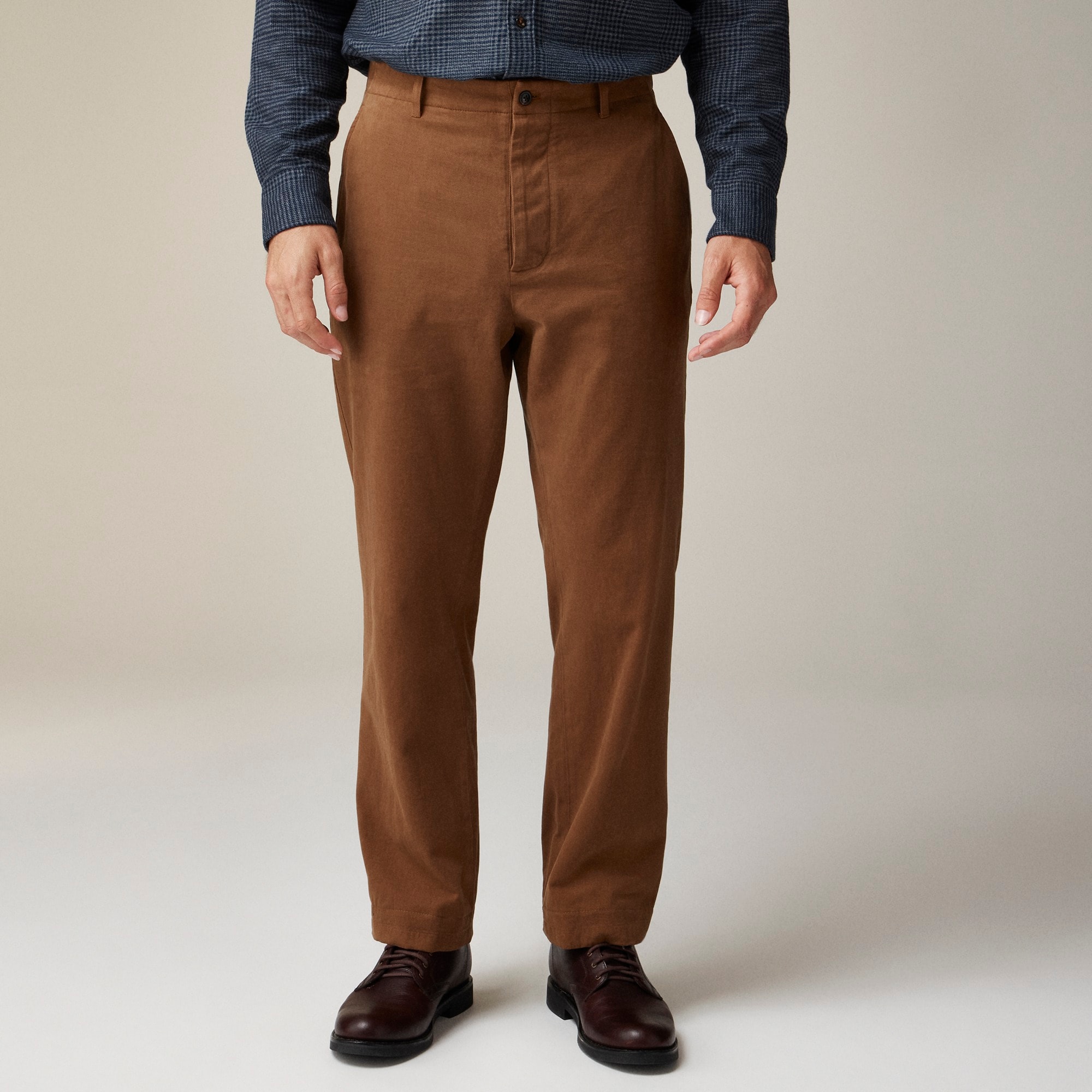 mens Kenmare Relaxed-fit suit pant in Italian cotton blend