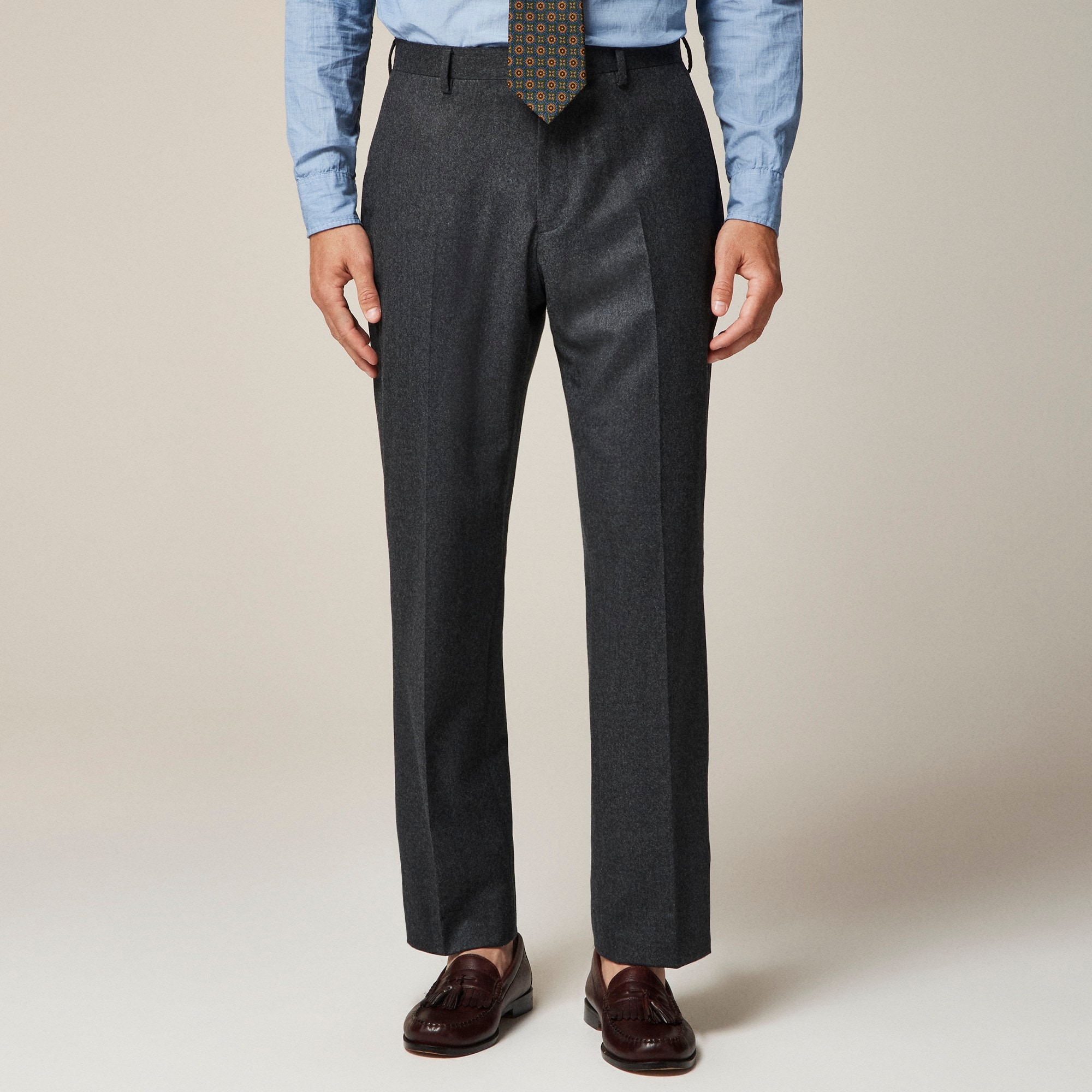 mens Crosby Classic-fit suit pant in Italian wool flannel