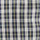 Relaxed short-sleeve Secret Wash cotton poplin shirt ARTHUR PLAID NAVY WHIT