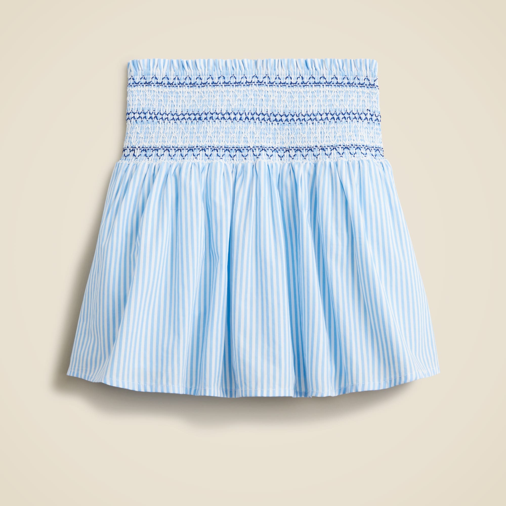 girls Girls' Paloma smocked skirt in cotton poplin