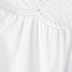 Swingy lace top WHITE