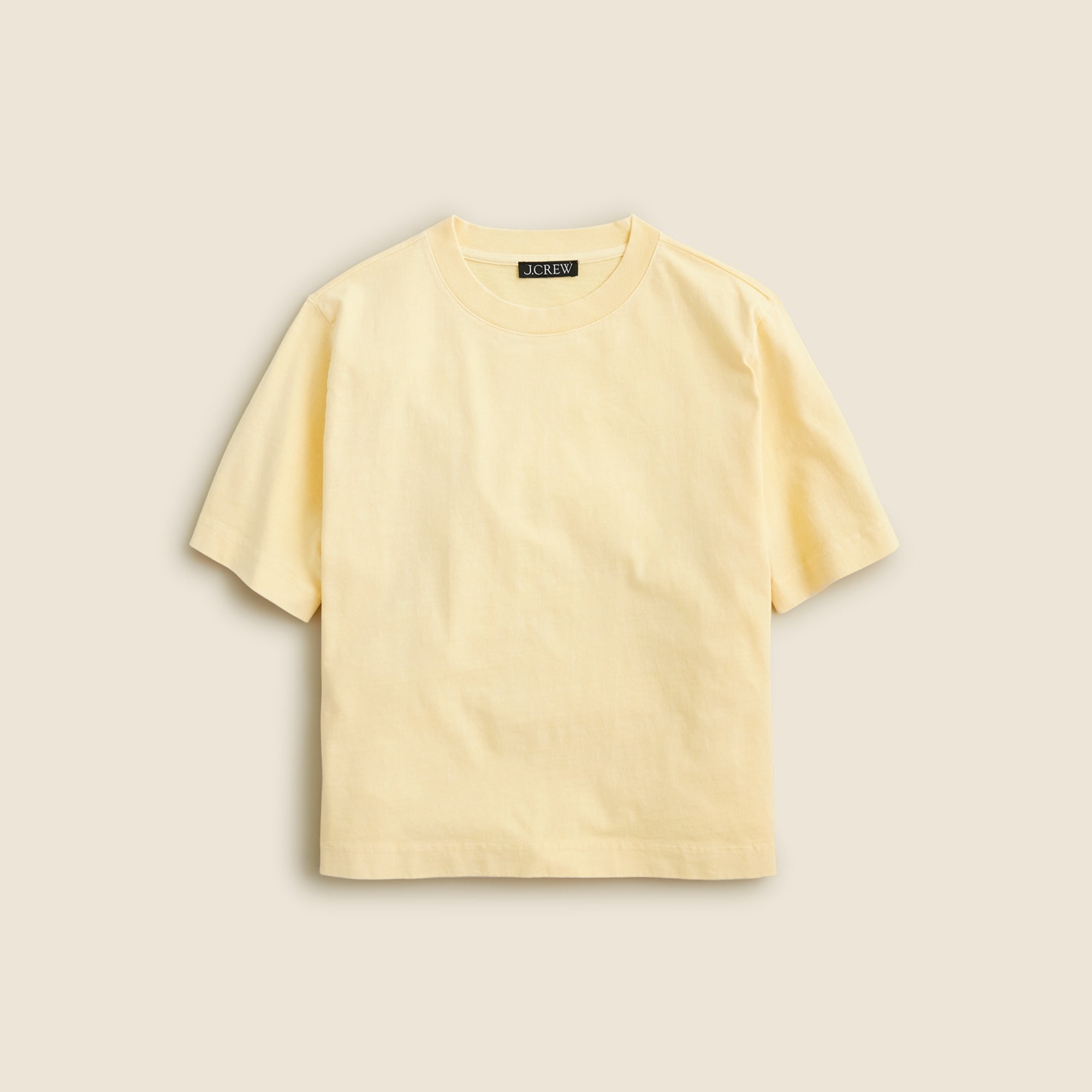  Relaxed premium-weight cropped T-shirt