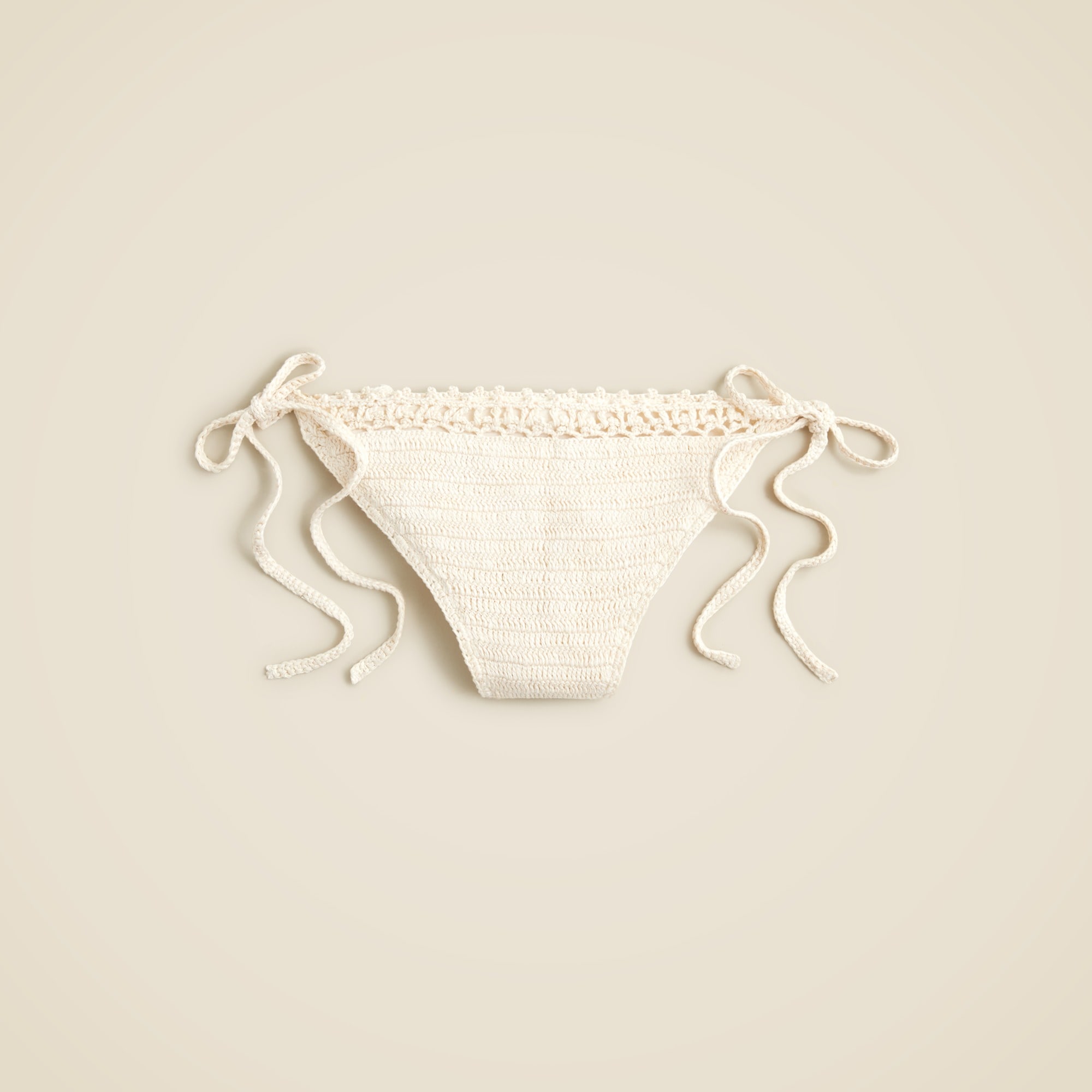  Crochet string bikini bottom