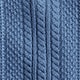 Cotton cable-knit Rollneck&trade; sweater HTHR TWILIGHT