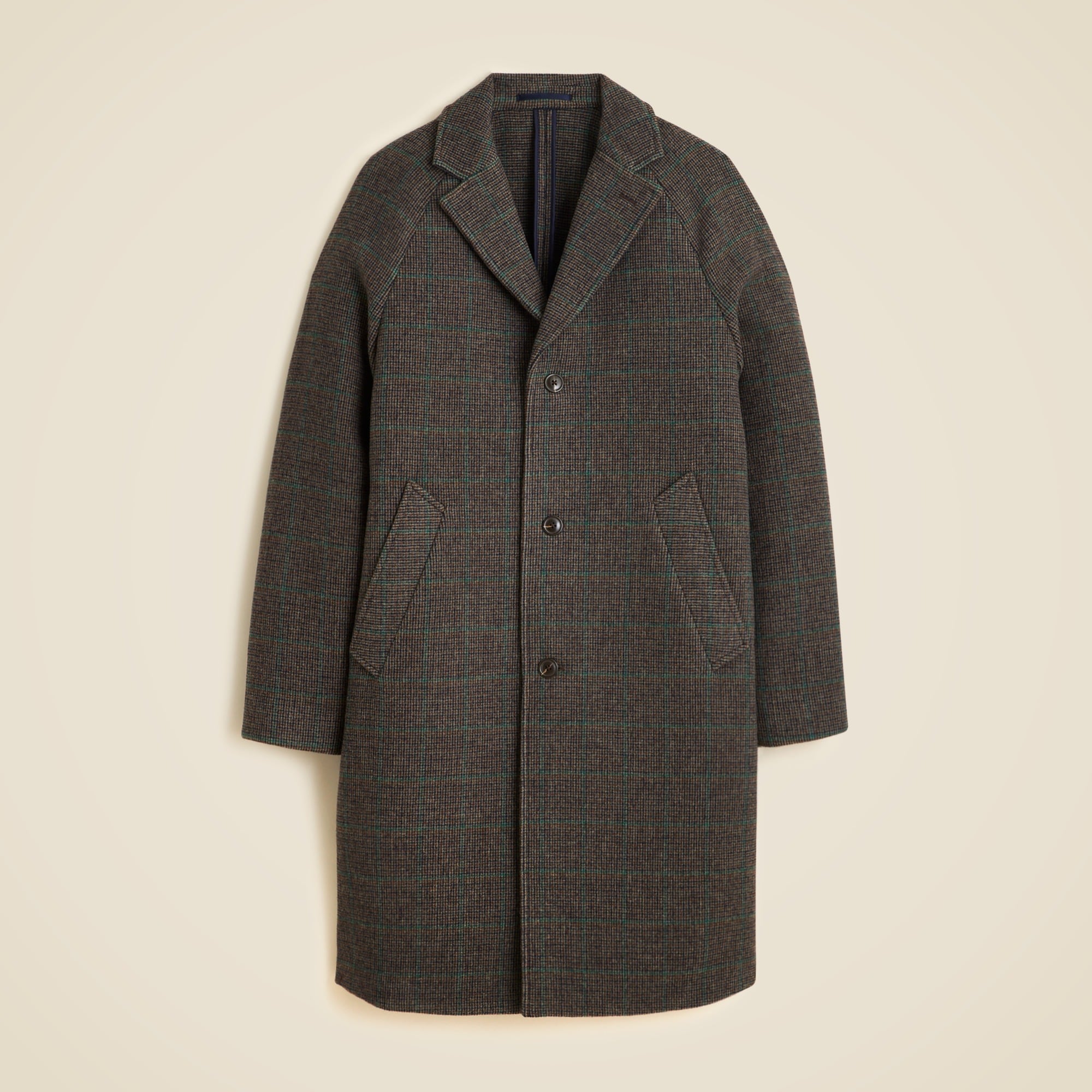 mens Rivington topcoat in wool blend