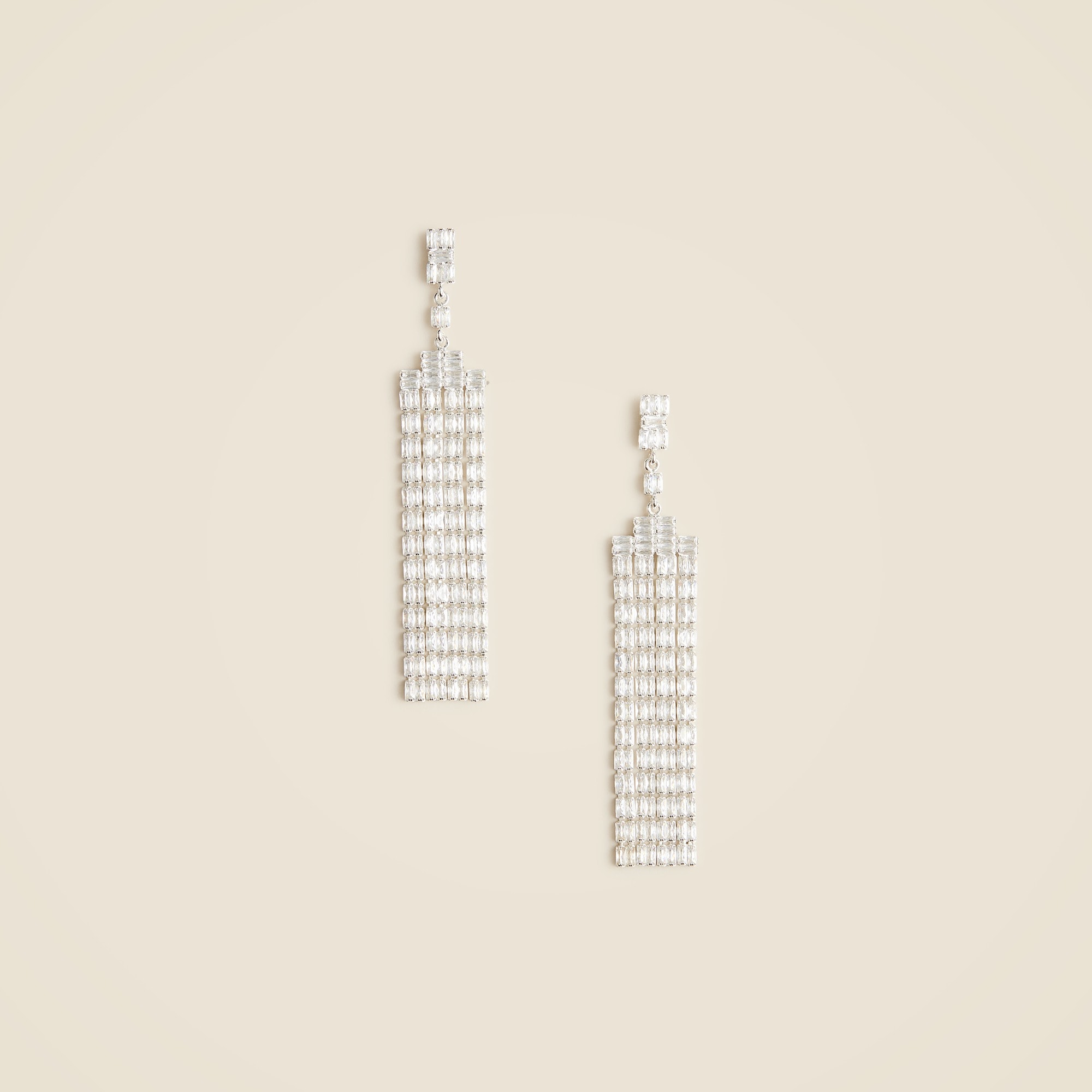  Crystal chandelier earrings