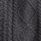 Cable-knit Rollneck&trade; sweater in Supersoft yarn HTHR CHARCOAL