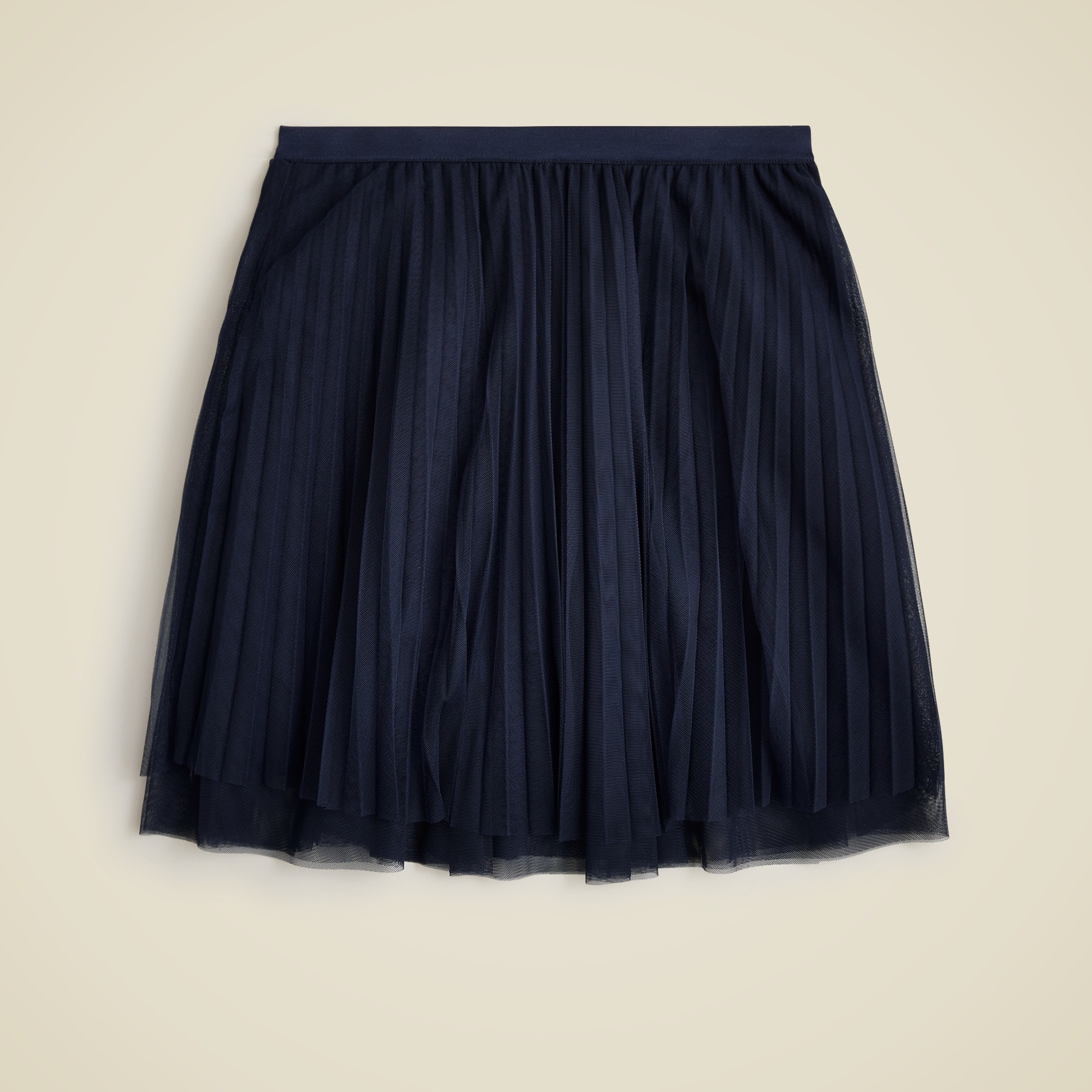  Girls' pleated midi skirt in tulle