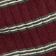 Cotton-blend socks in stripe MAROON LAUREL TAN MULTI