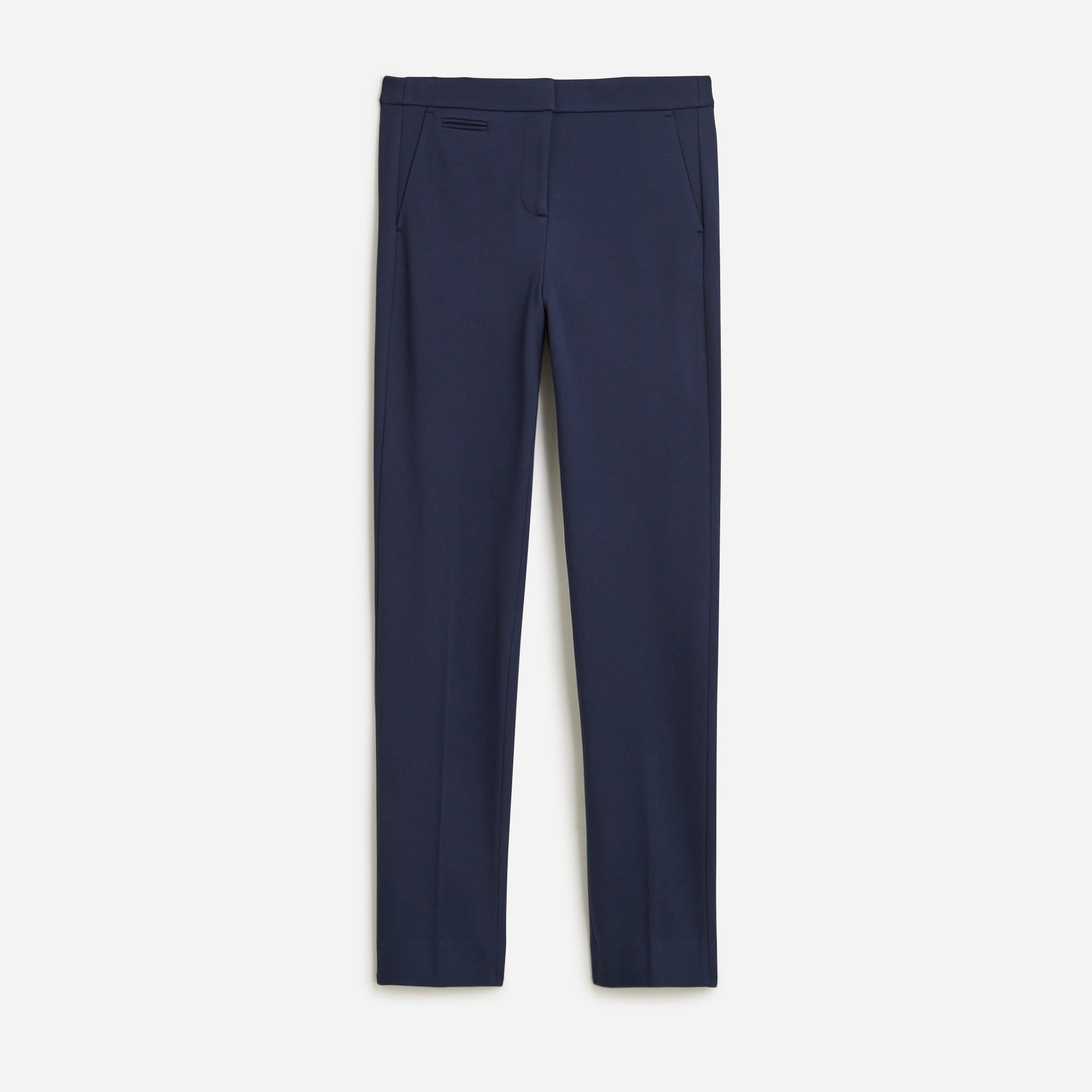 womens Petite slim tapered pant in stretch twill