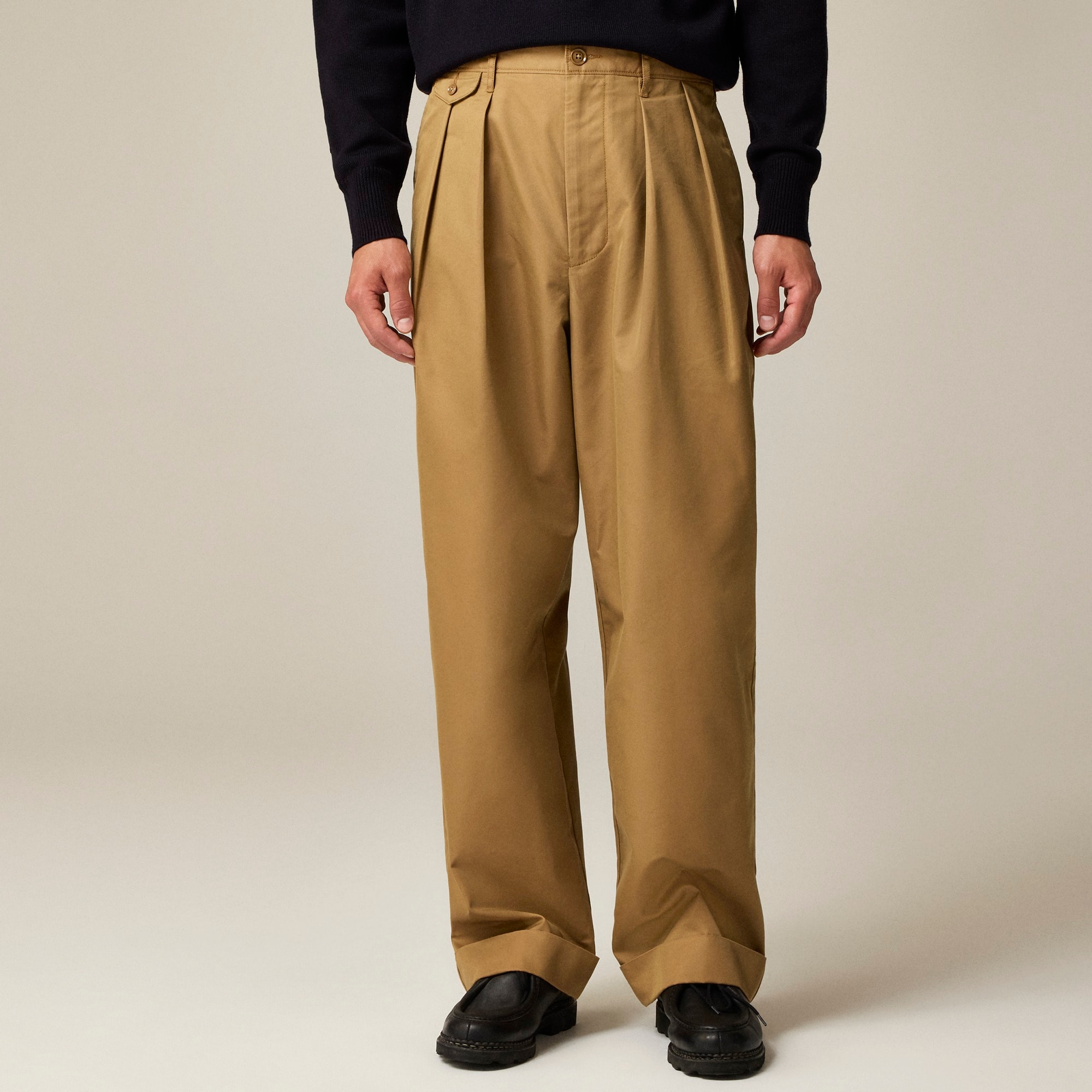  Limited-edition Engineered Garments X J.Crew Relaxed-fit double-pleated chino pant