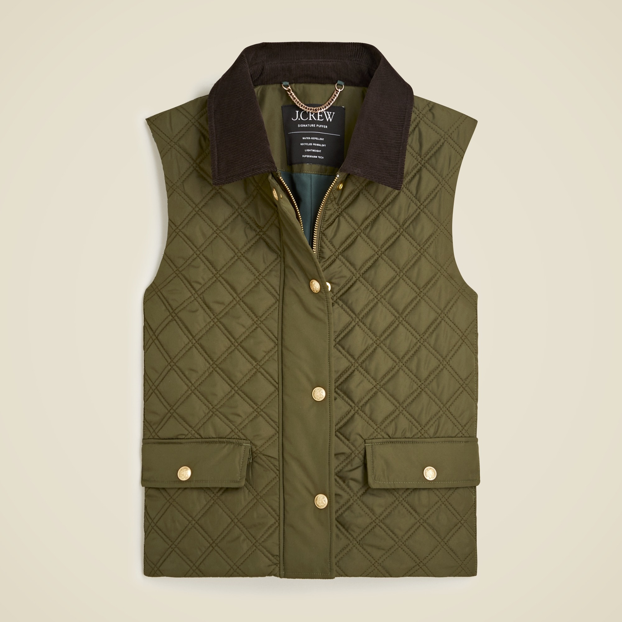 womens Quilted barn vest